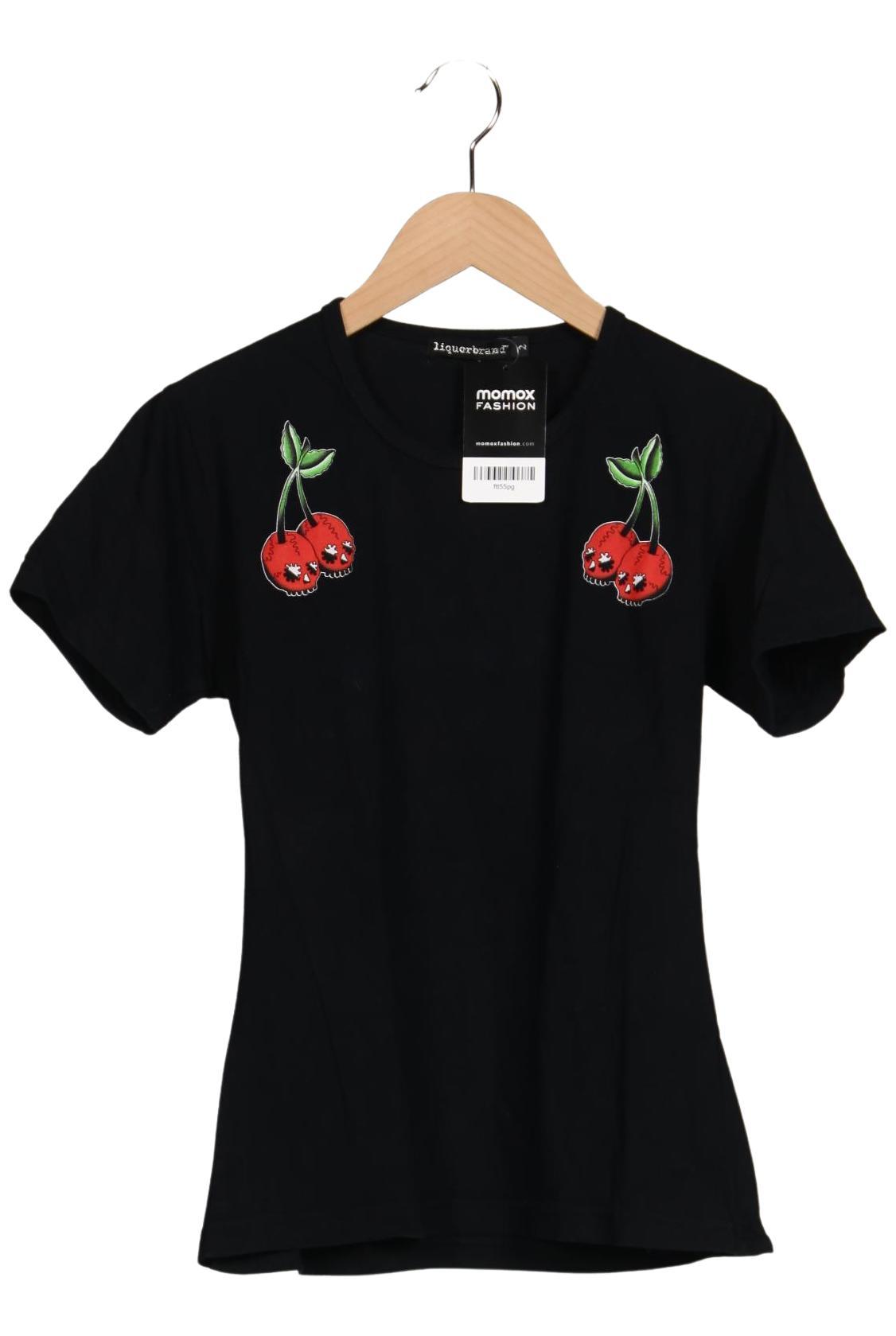 

Liquorbrand Damen T-Shirt, schwarz, Gr. 36