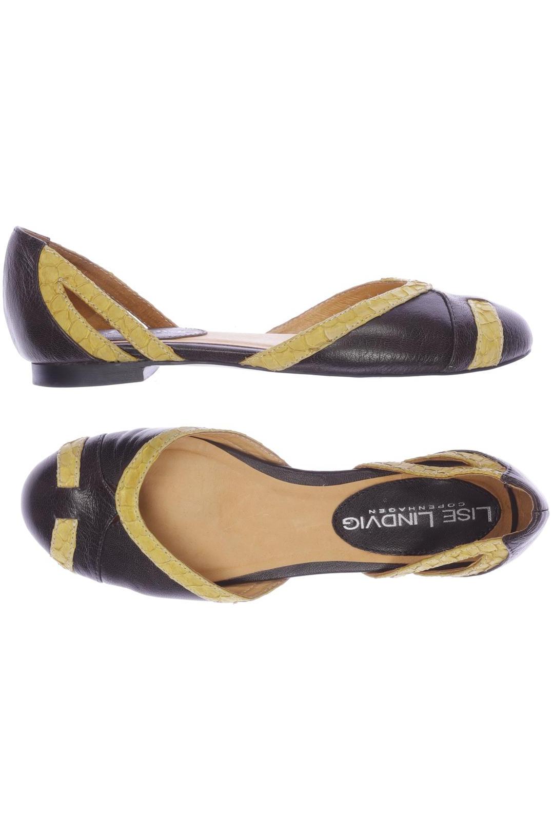 

Lise Lindvig Damen Ballerinas, braun, Gr. 37
