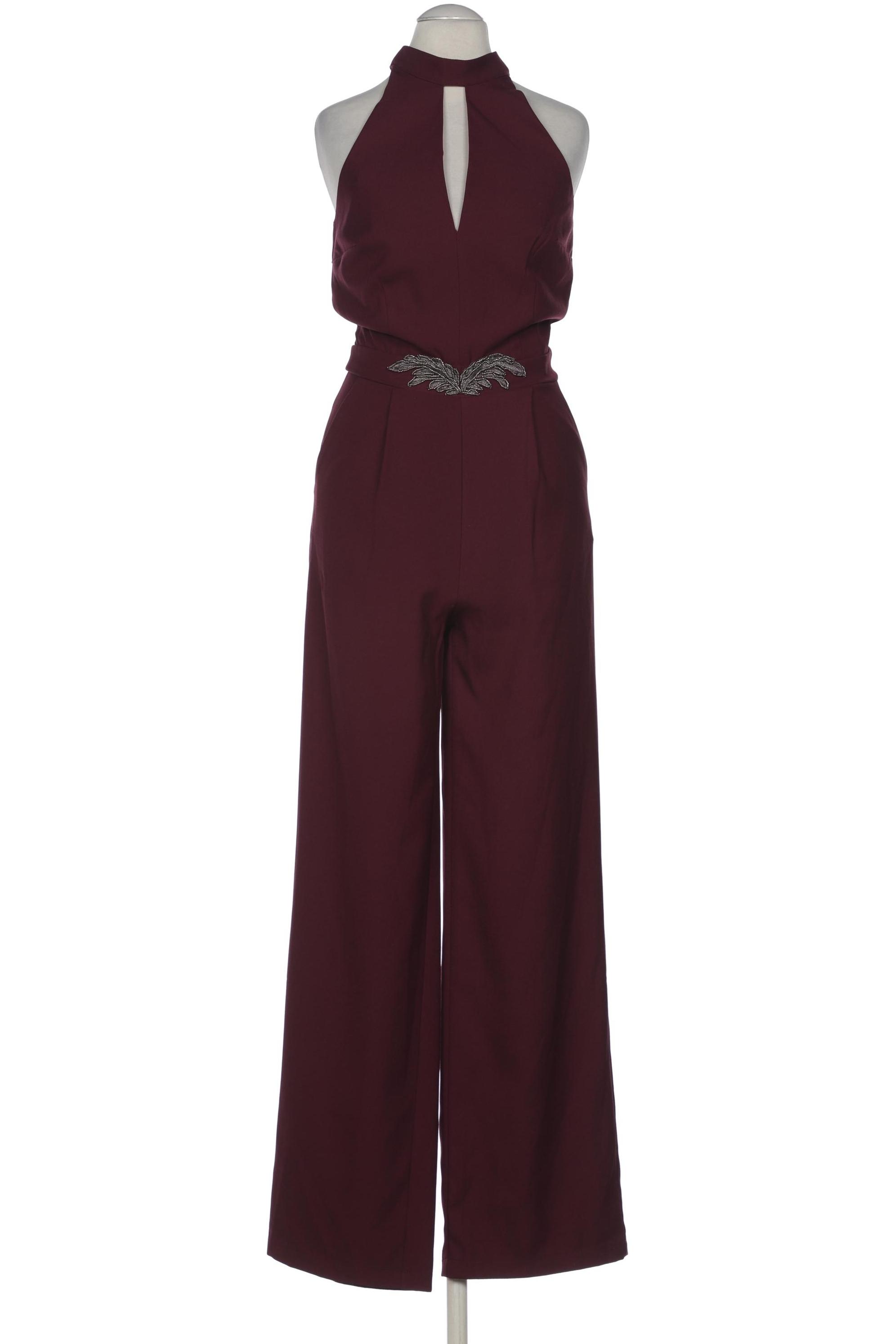 

Little Mistress Damen Jumpsuit/Overall, bordeaux, Gr. 34