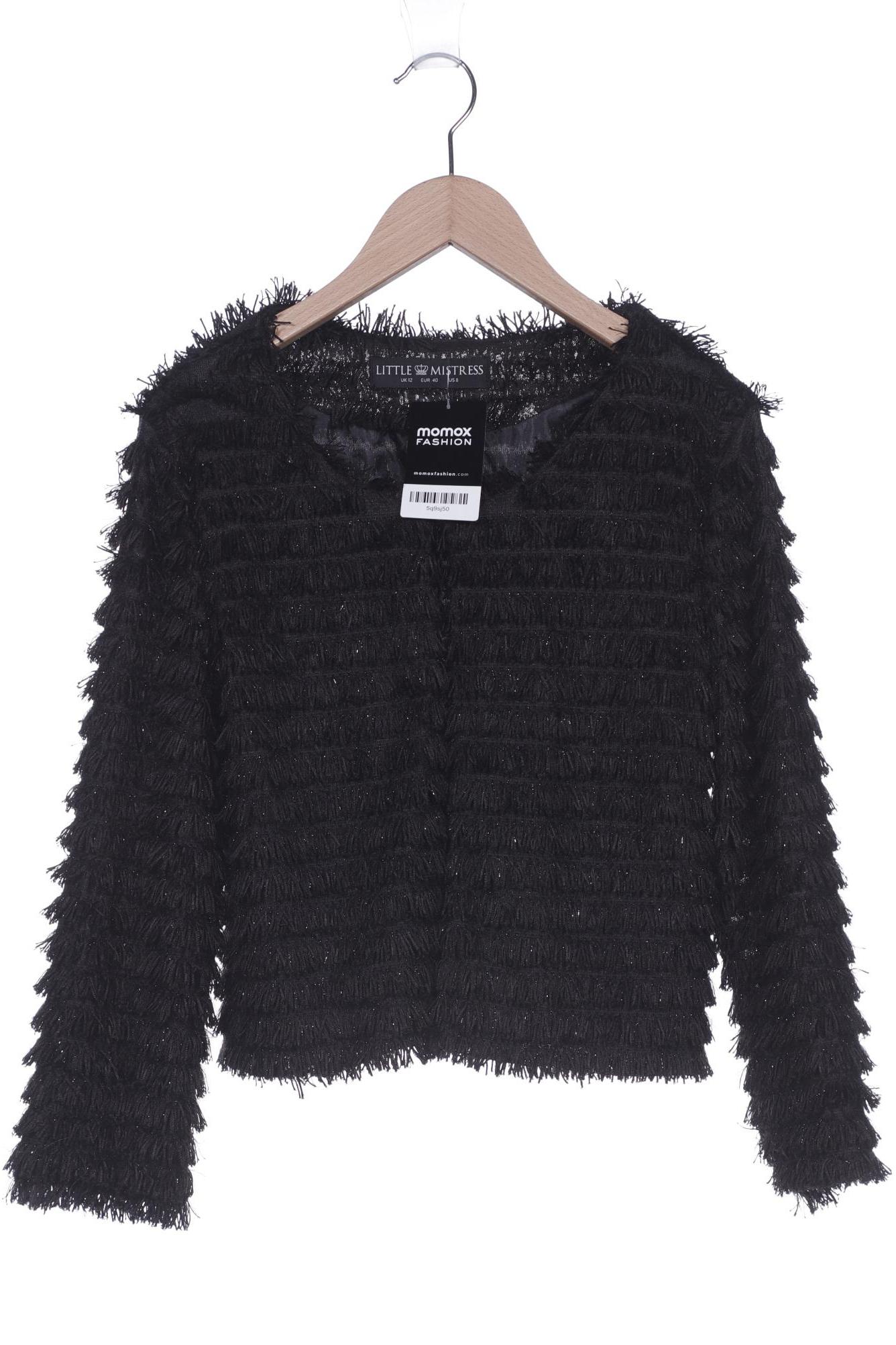 

Little Mistress Damen Strickjacke, schwarz, Gr. 40