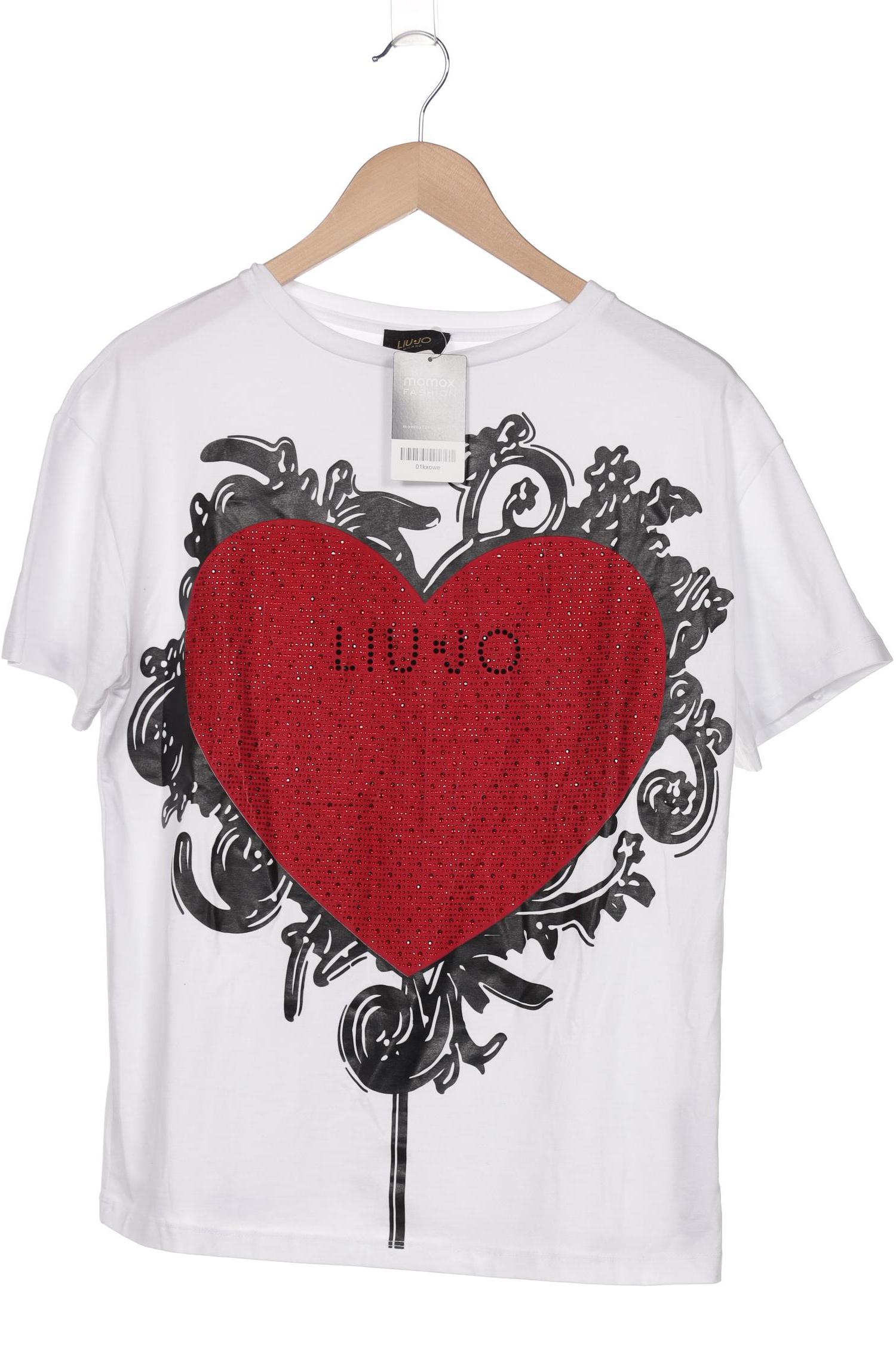 

LIU JO Damen T-Shirt, weiß, Gr. 38