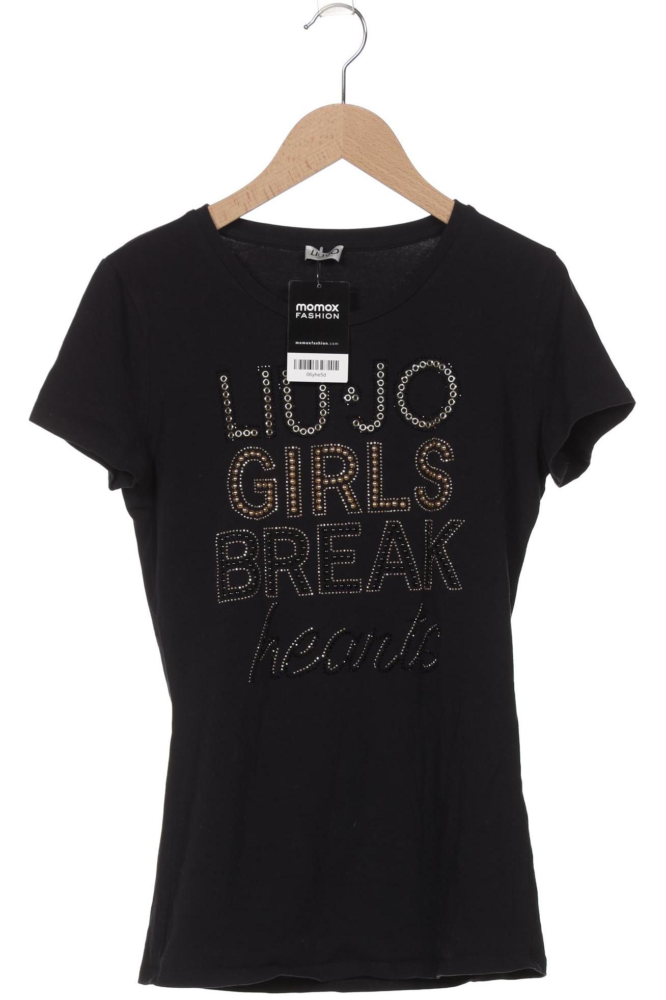 

LIU JO Damen T-Shirt, schwarz, Gr. 36