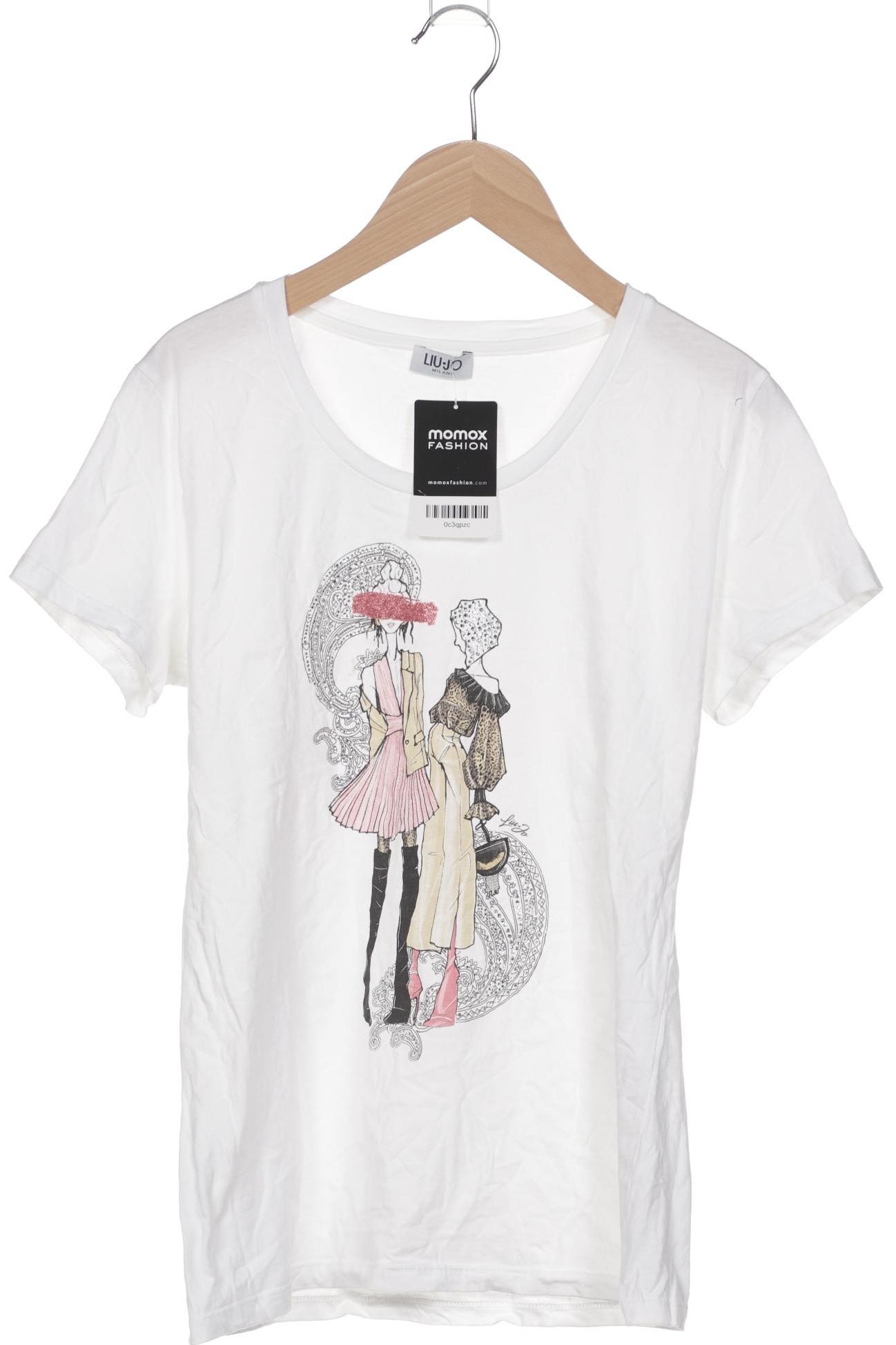 

LIU JO Damen T-Shirt, weiß, Gr. 38