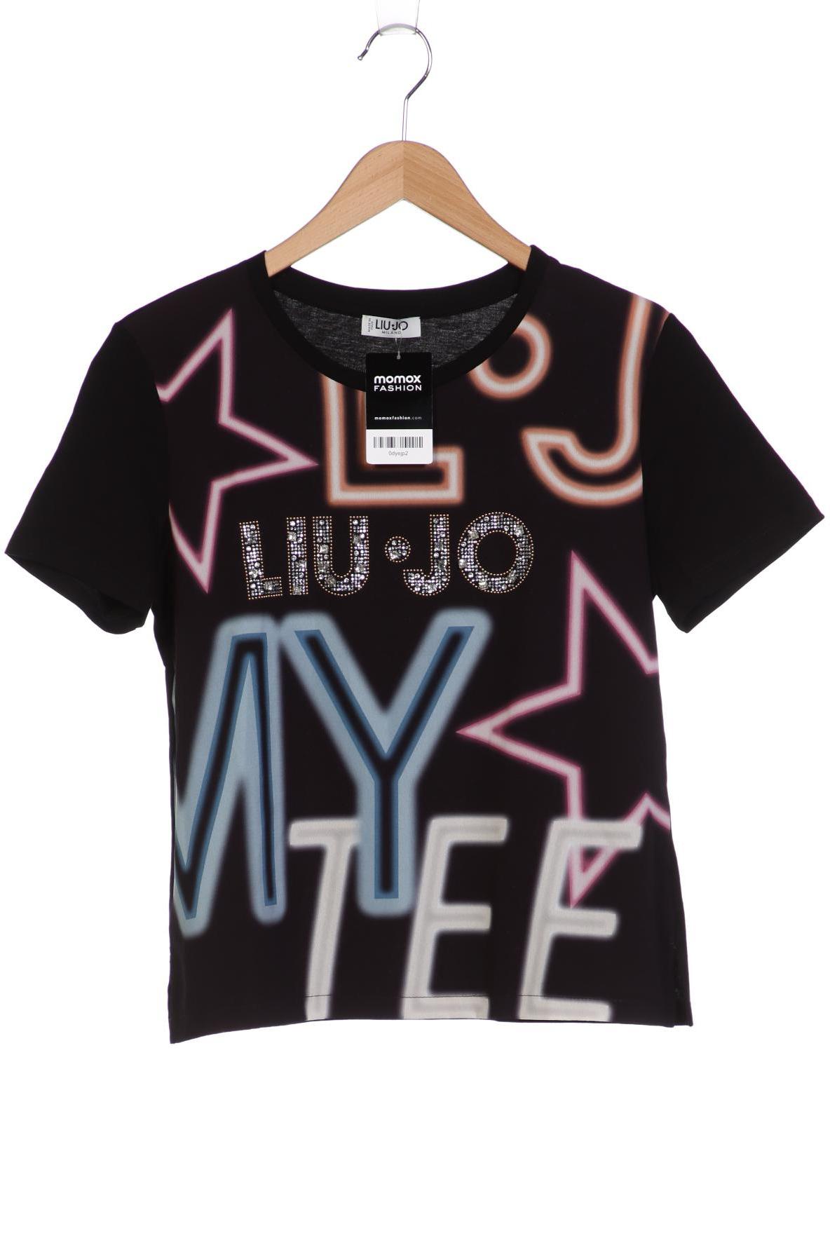 

LIU JO Damen T-Shirt, schwarz, Gr. 38