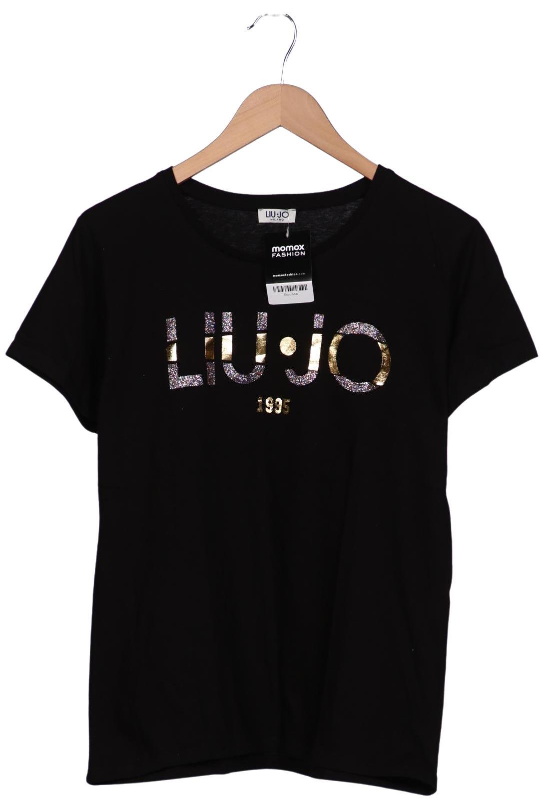 

LIU JO Damen T-Shirt, schwarz, Gr. 42