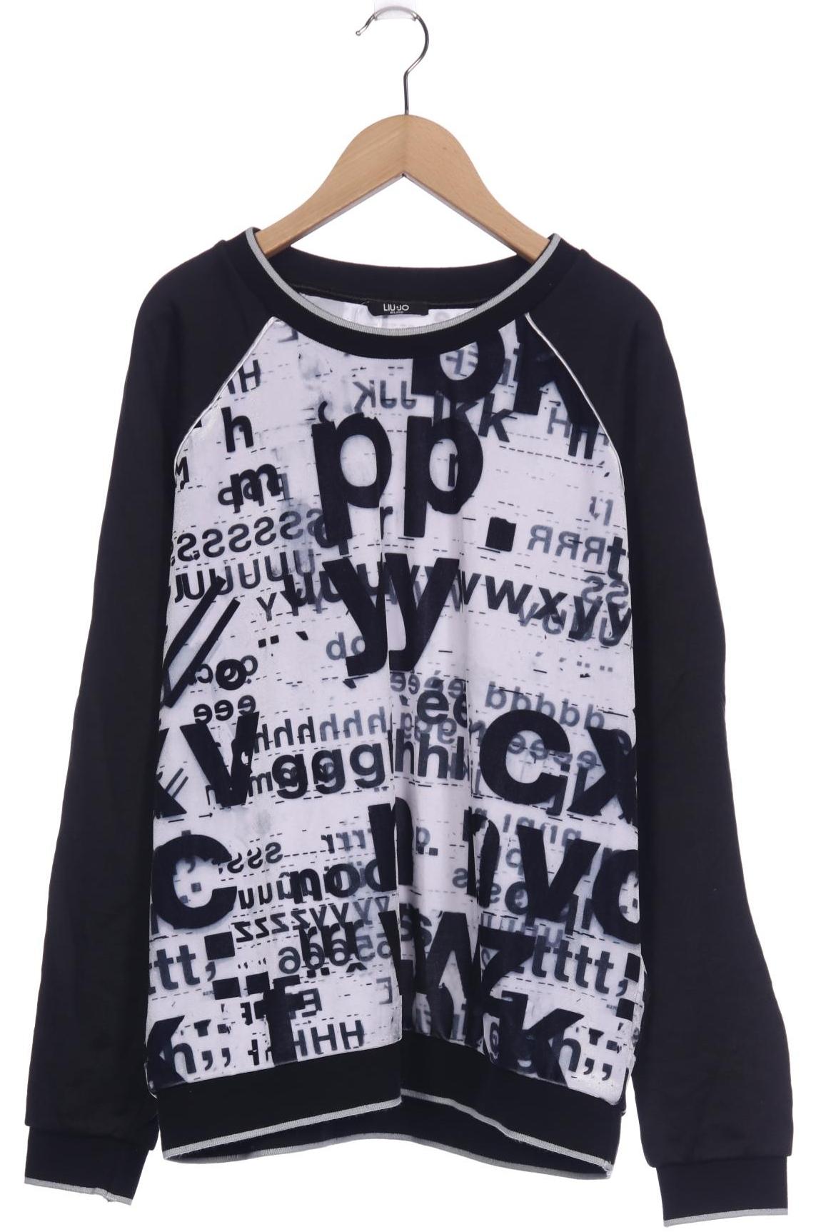 

LIU JO Damen Sweatshirt, schwarz, Gr. 42