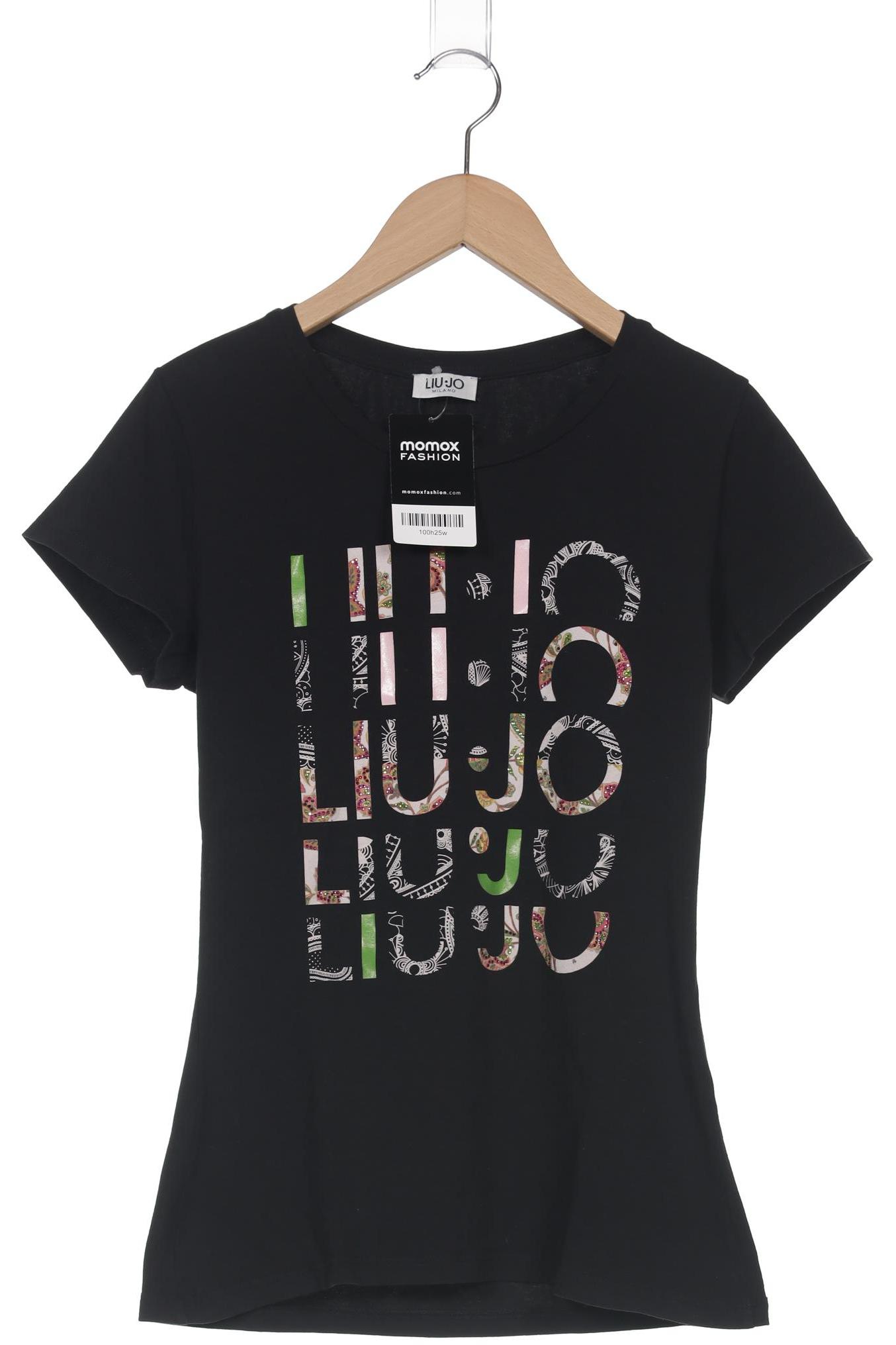 

LIU JO Damen T-Shirt, schwarz, Gr. 34