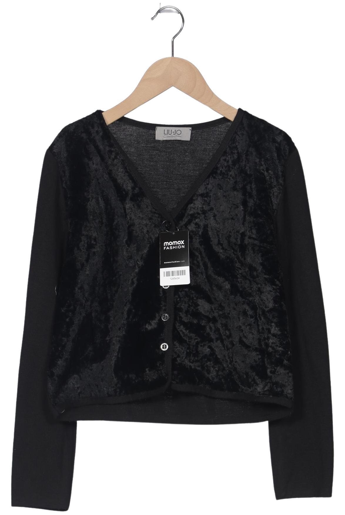 

LIU JO Damen Strickjacke, schwarz, Gr. 38