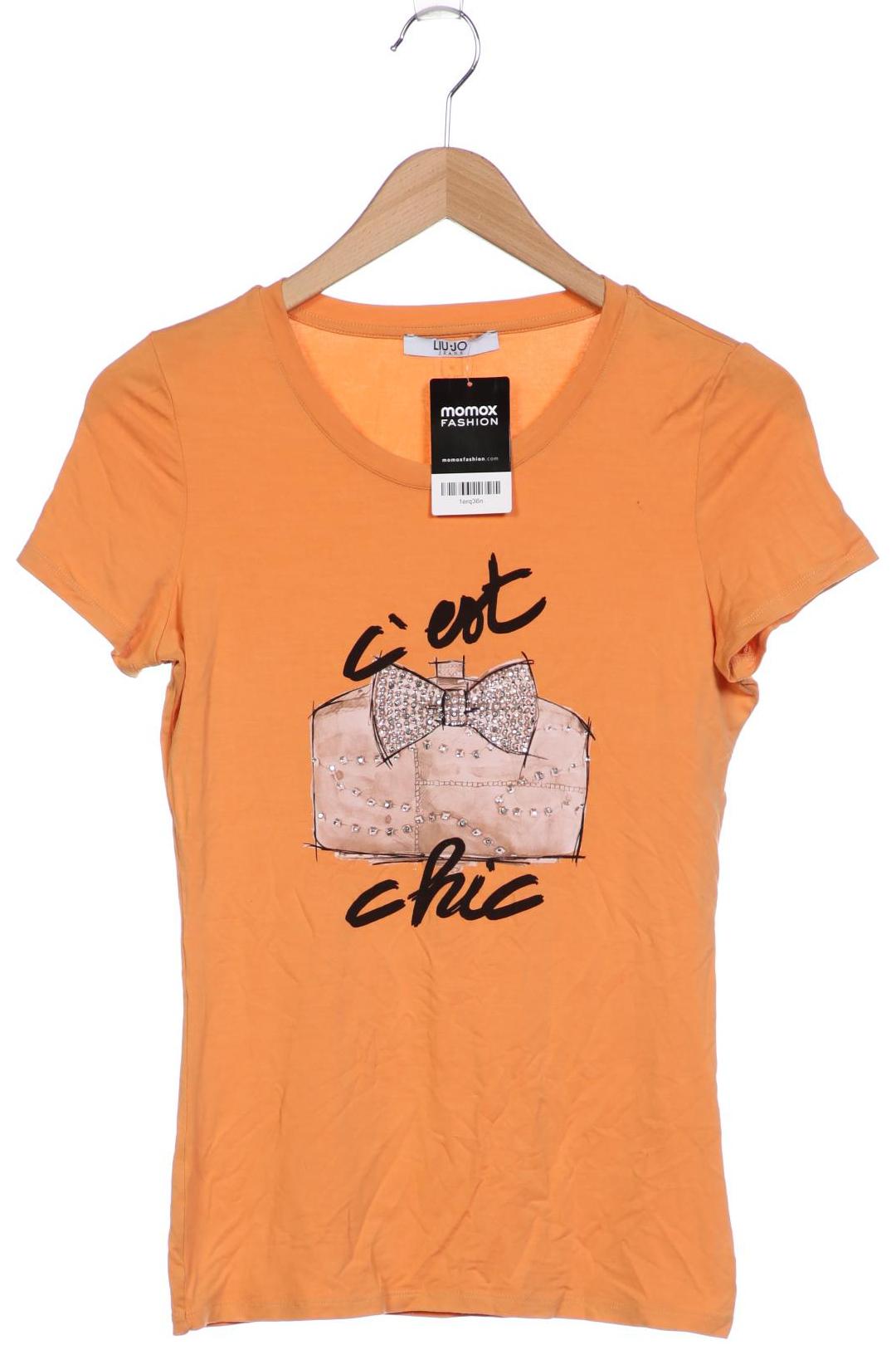 

LIU JO Damen T-Shirt, orange, Gr. 36