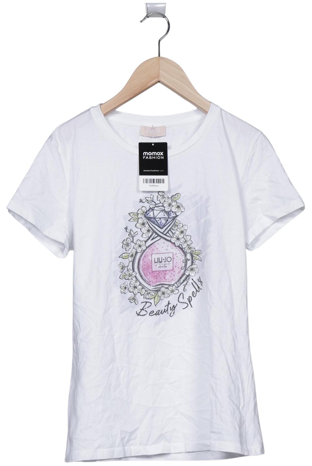 

LIU JO Damen T-Shirt, weiß, Gr. 34