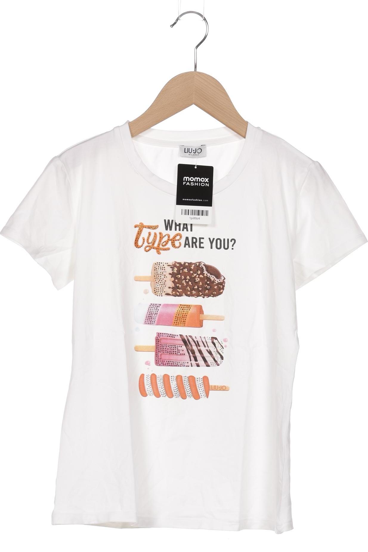 

LIU JO Damen T-Shirt, weiß, Gr. 38