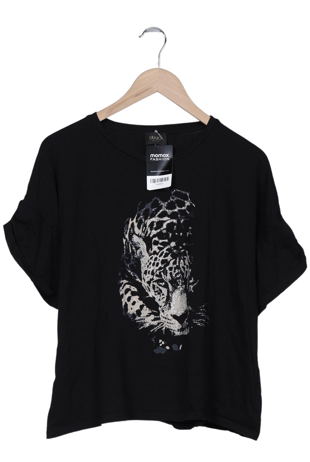 

LIU JO Damen T-Shirt, schwarz, Gr. 38