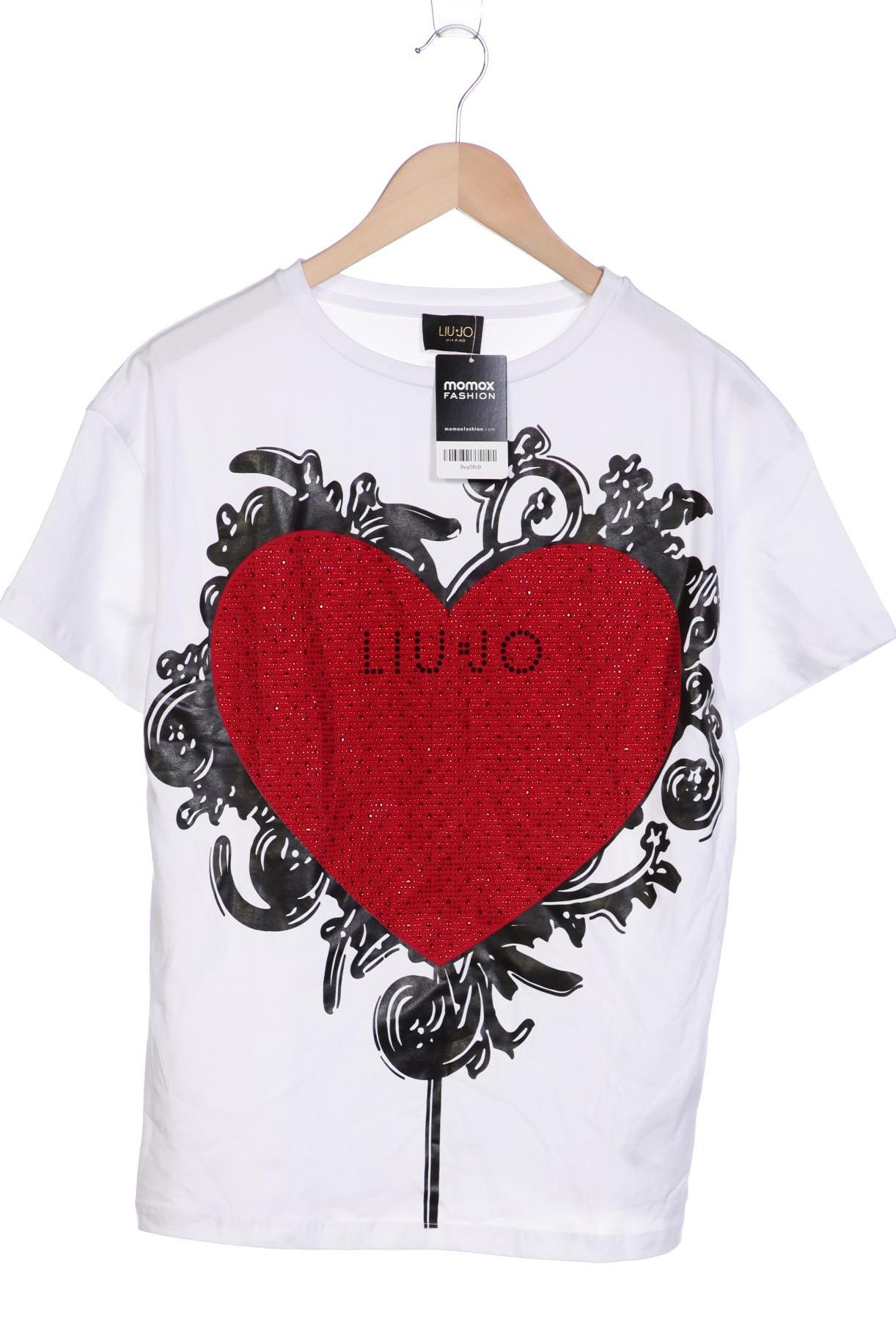

LIU JO Damen T-Shirt, weiß, Gr. 38