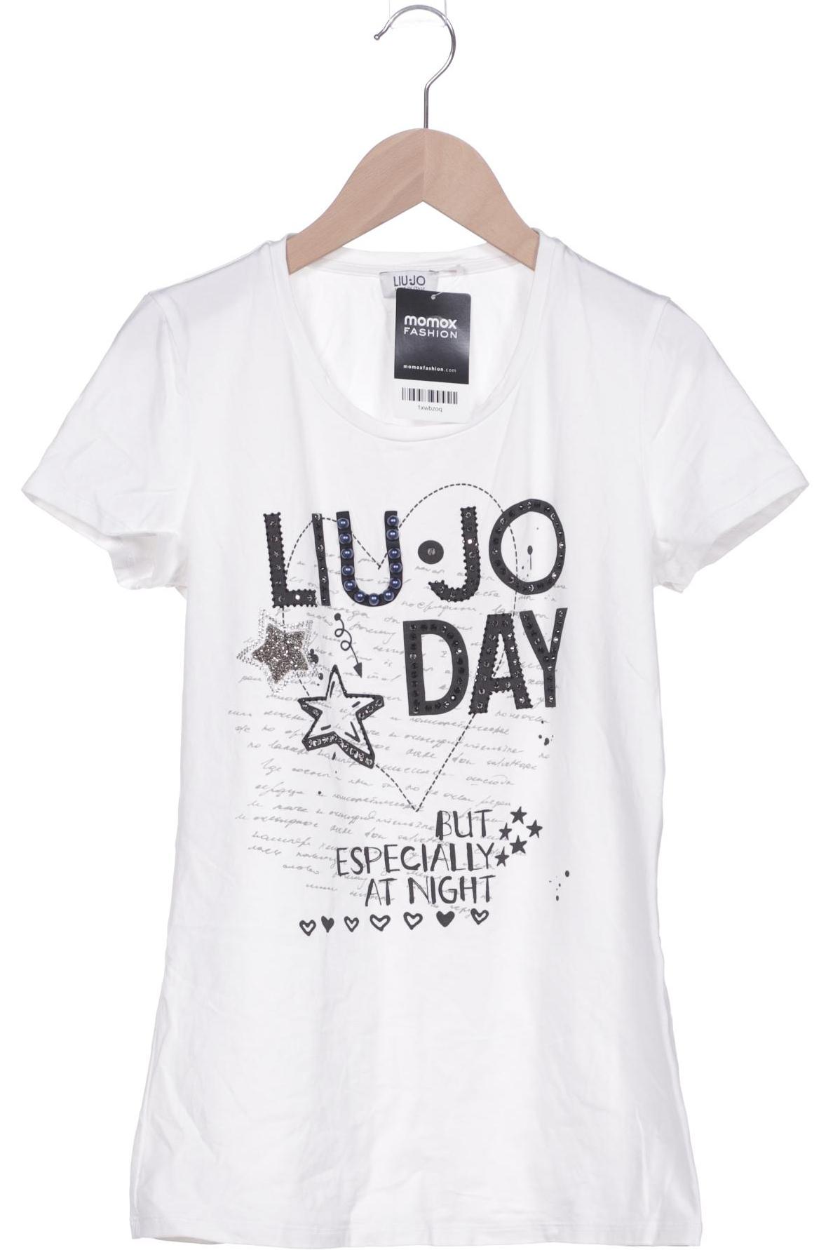 

LIU JO Damen T-Shirt, weiß, Gr. 34