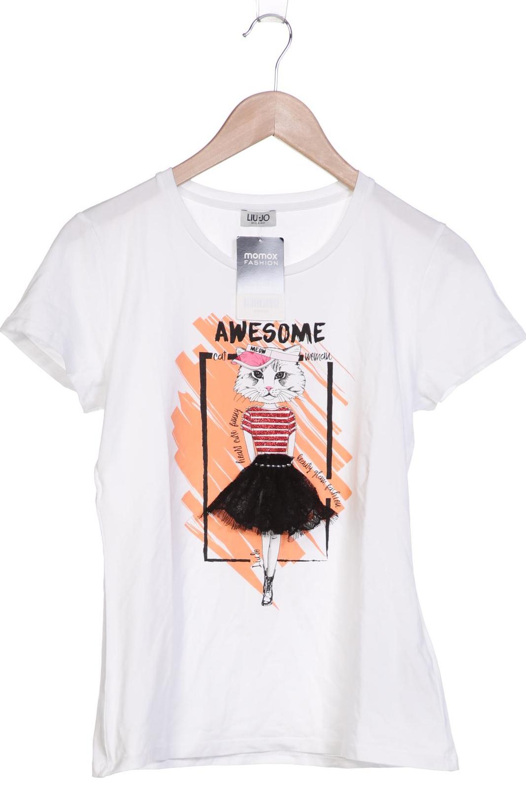 

LIU JO Damen T-Shirt, weiß, Gr. 38