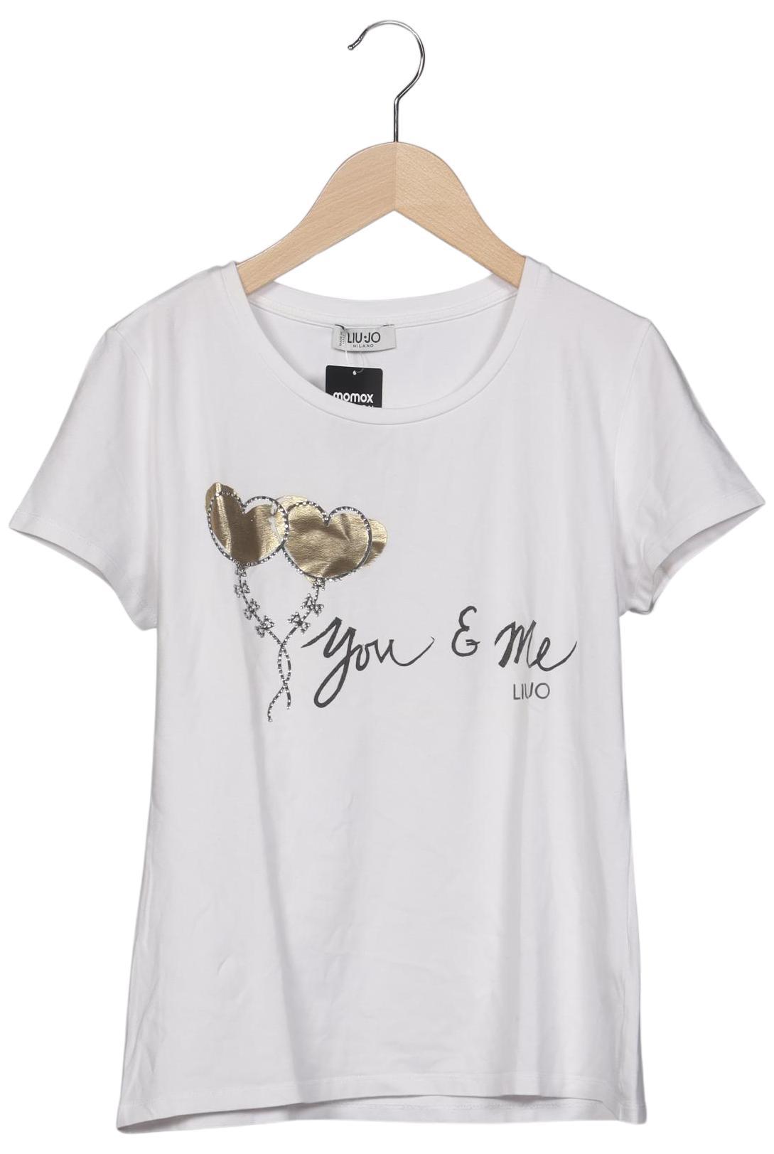 

LIU JO Damen T-Shirt, weiß, Gr. 38