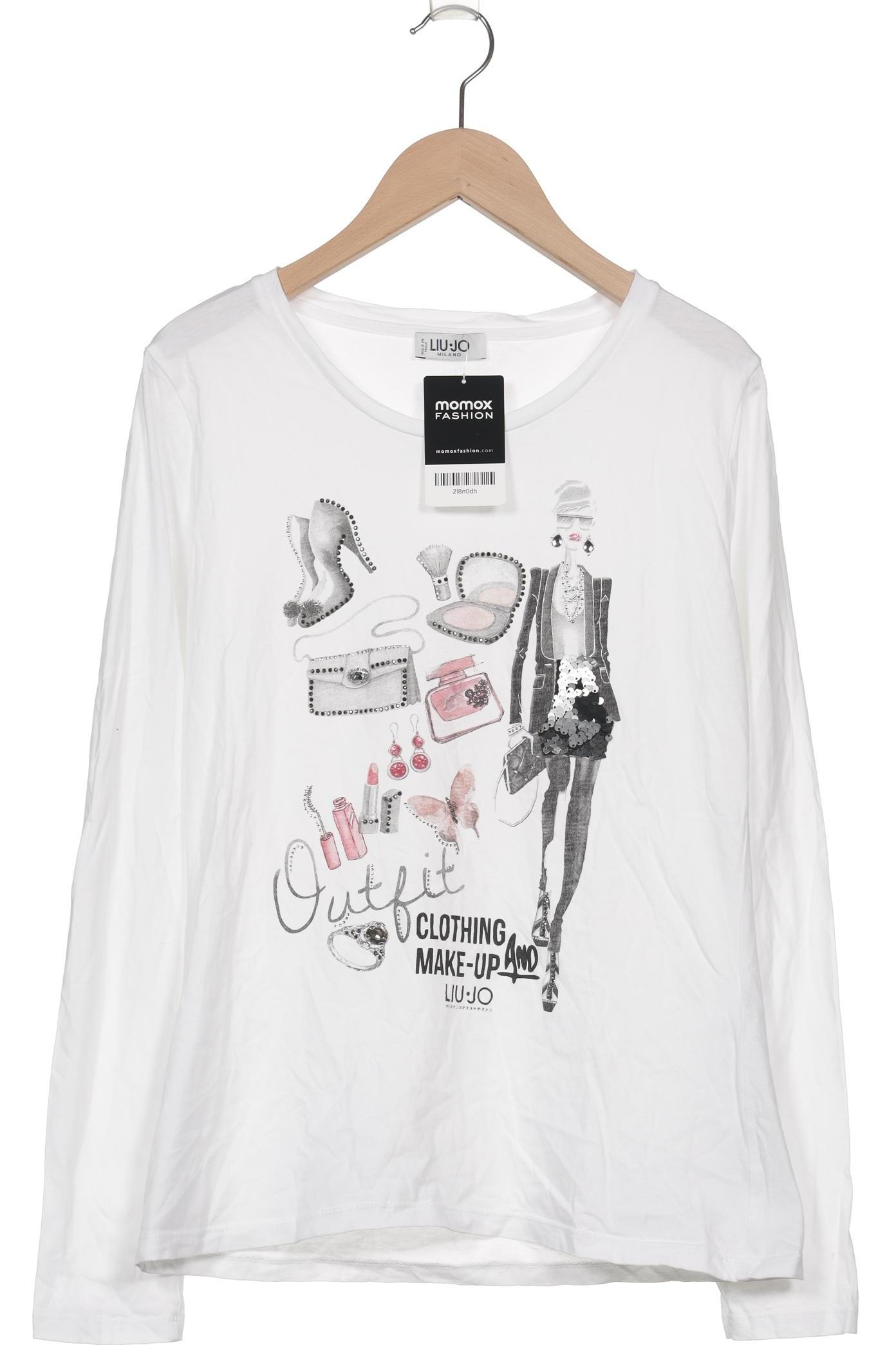 

LIU JO Damen Langarmshirt, weiß, Gr. 38