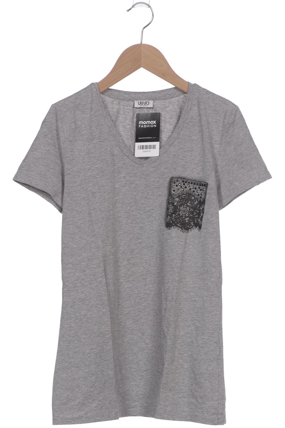 

LIU JO Damen T-Shirt, grau, Gr. 38