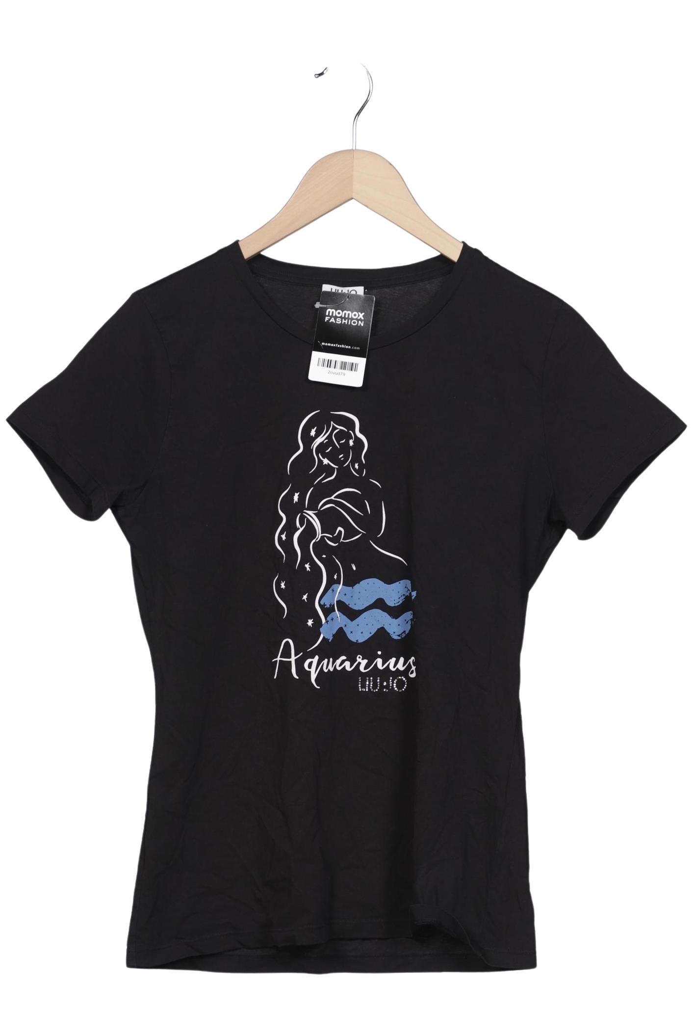 

LIU JO Damen T-Shirt, schwarz, Gr. 38