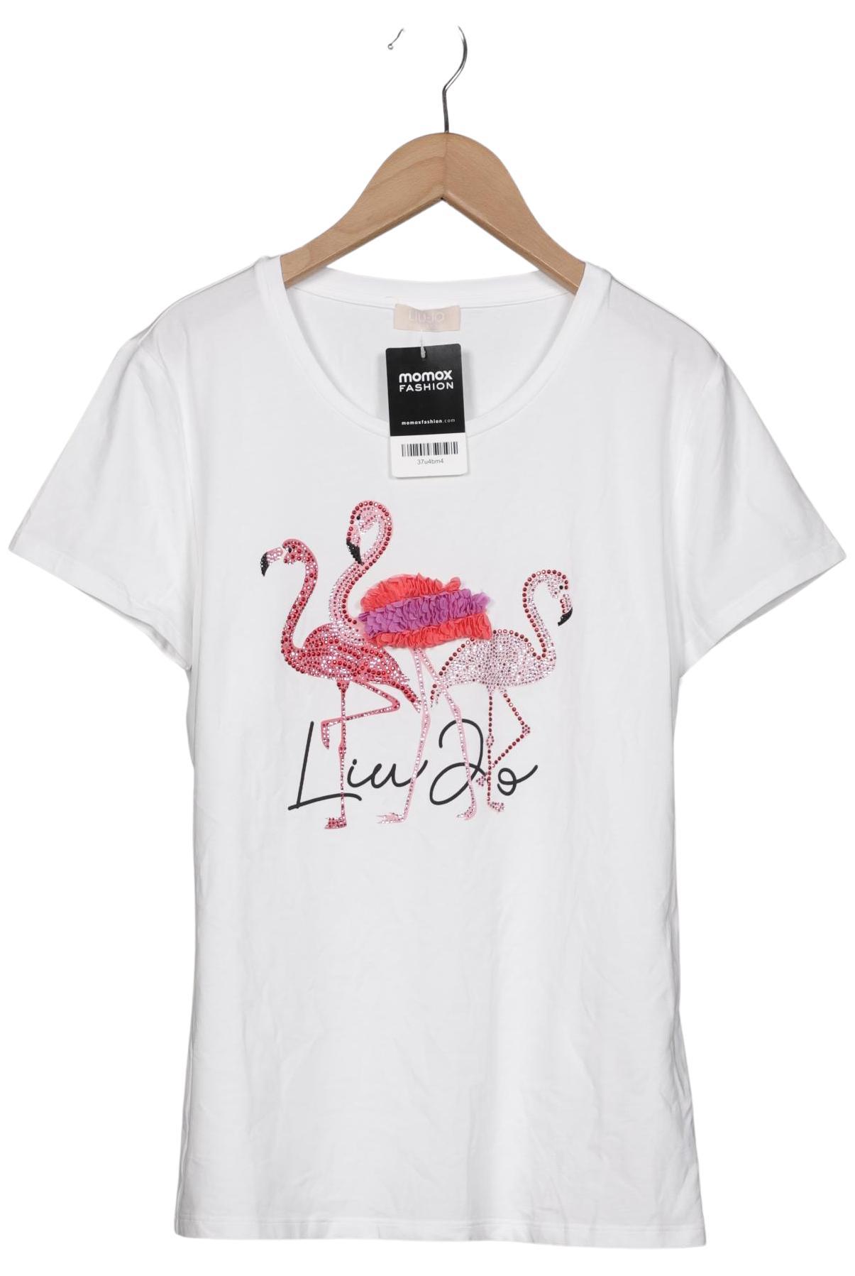 

LIU JO Damen T-Shirt, weiß, Gr. 38