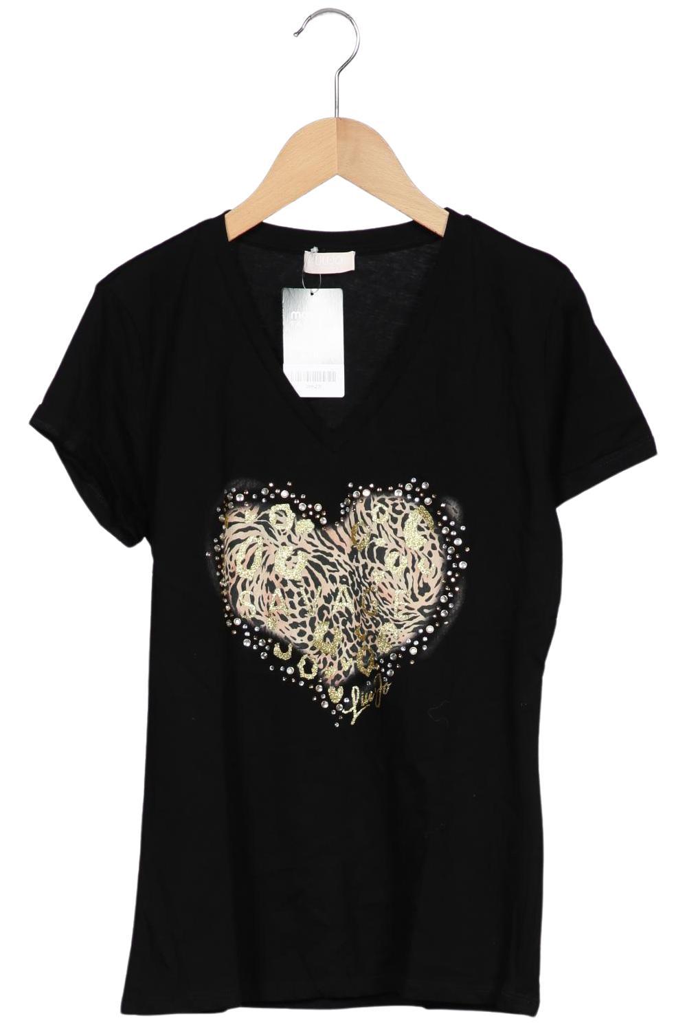 

LIU JO Damen T-Shirt, schwarz, Gr. 38