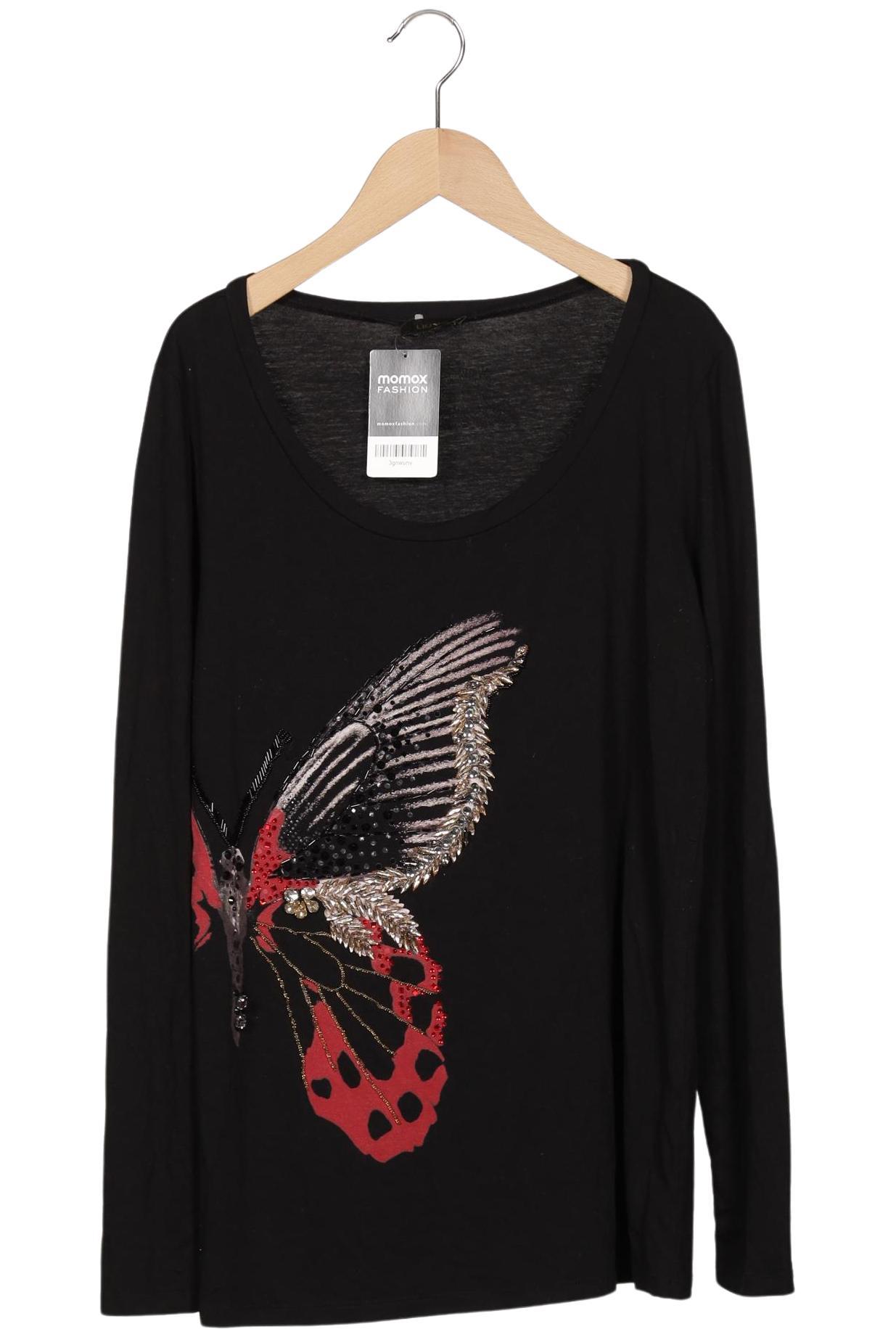 

LIU JO Damen Langarmshirt, schwarz, Gr. 38