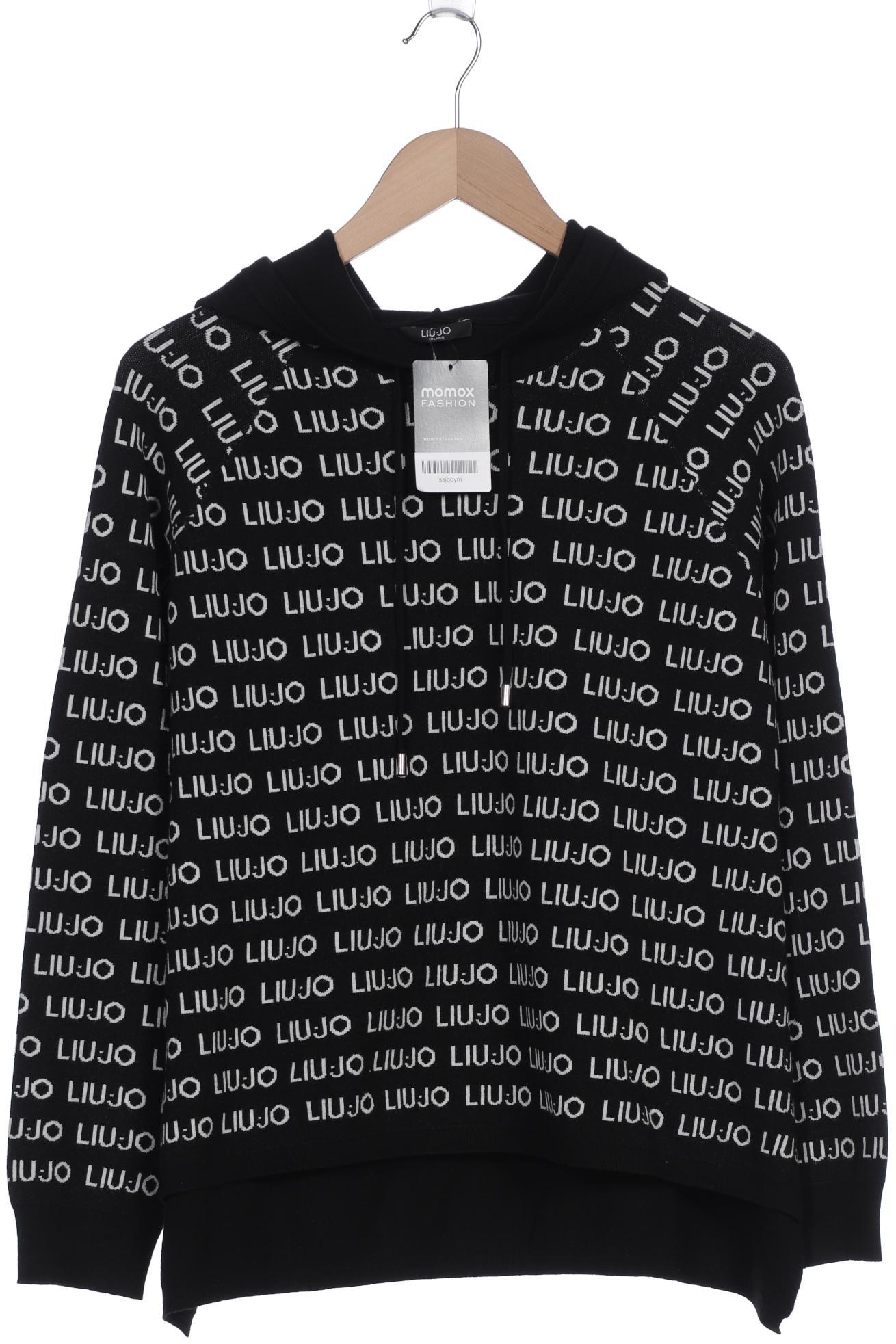 

LIU JO Damen Kapuzenpullover, schwarz, Gr. 38