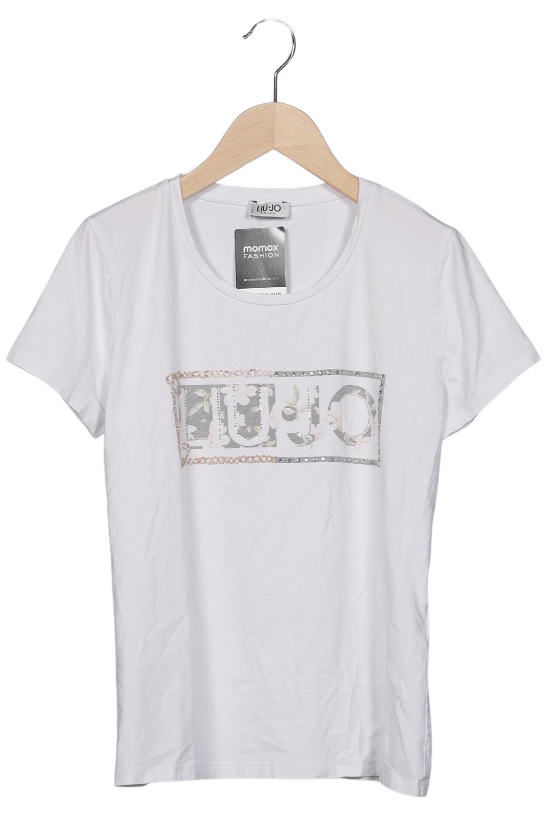 

LIU JO Damen T-Shirt, weiß, Gr. 38