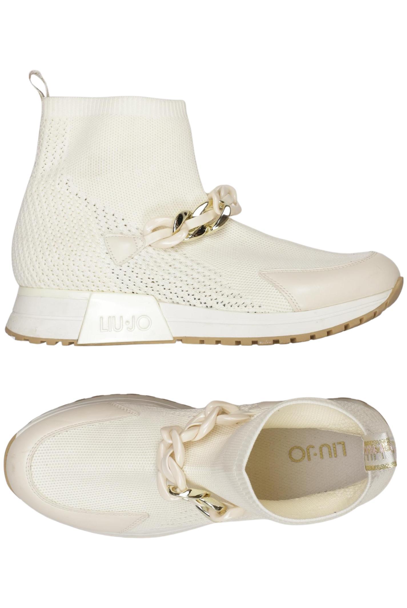 

LIU JO Damen Stiefelette, cremeweiß, Gr. 38