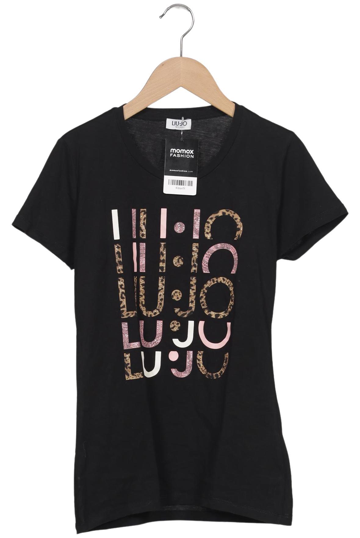 

LIU JO Damen T-Shirt, schwarz, Gr. 36