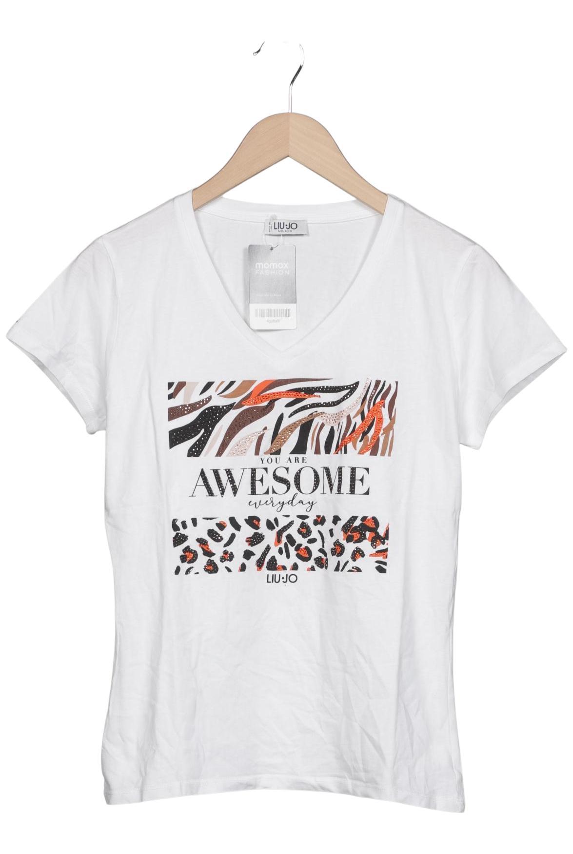 

LIU JO Damen T-Shirt, weiß, Gr. 38