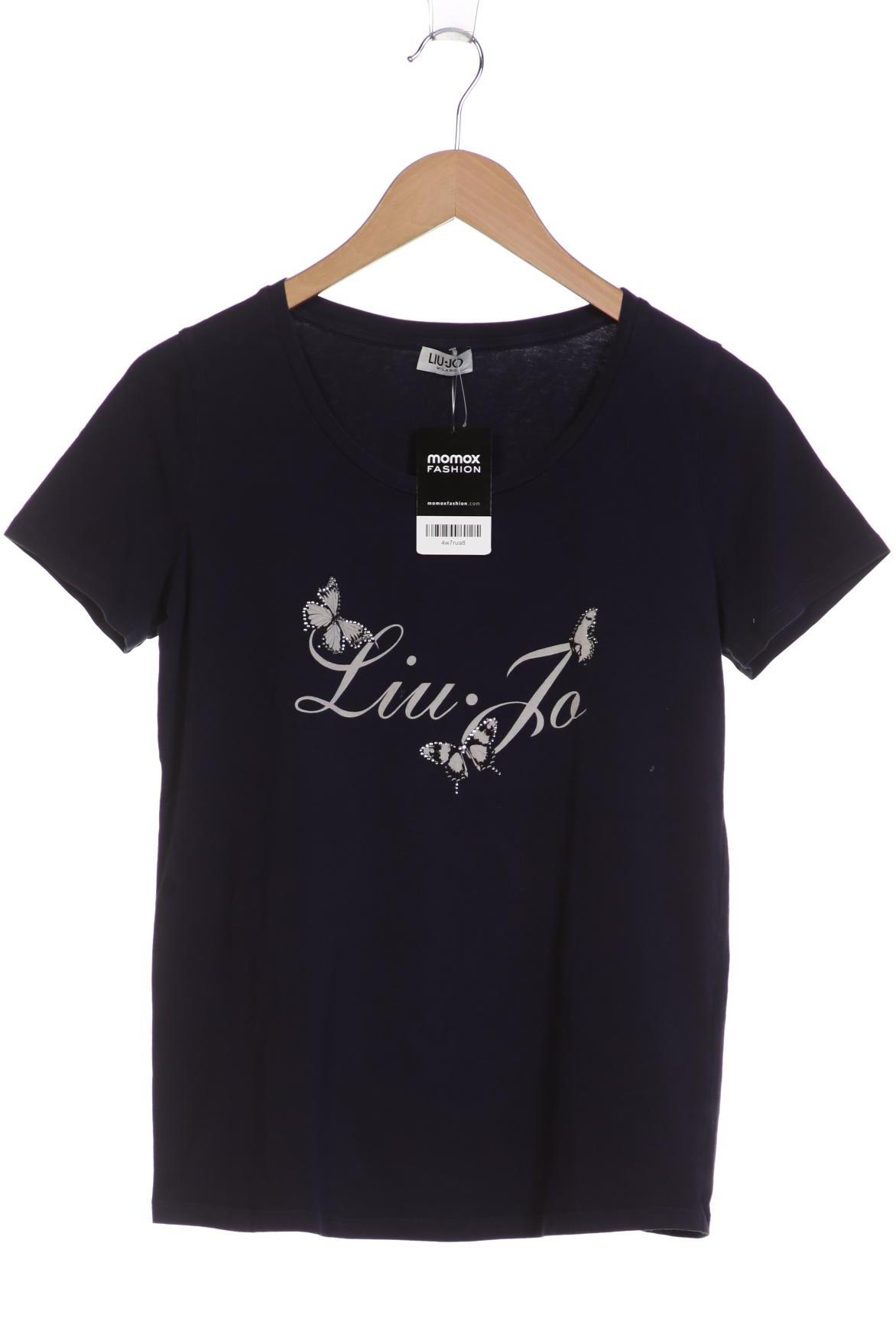 

LIU JO Damen T-Shirt, marineblau, Gr. 38