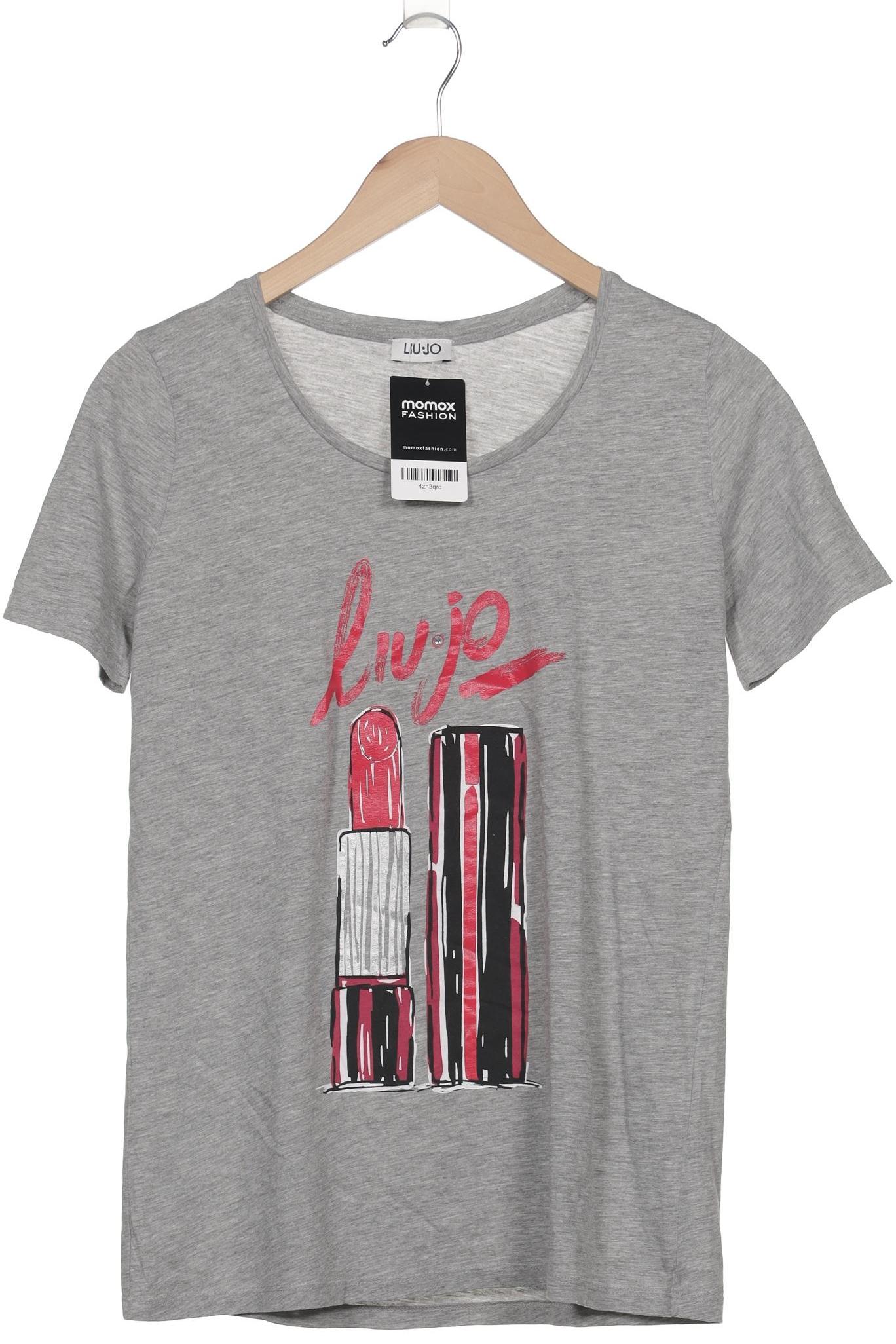 

LIU JO Damen T-Shirt, grau, Gr. 38