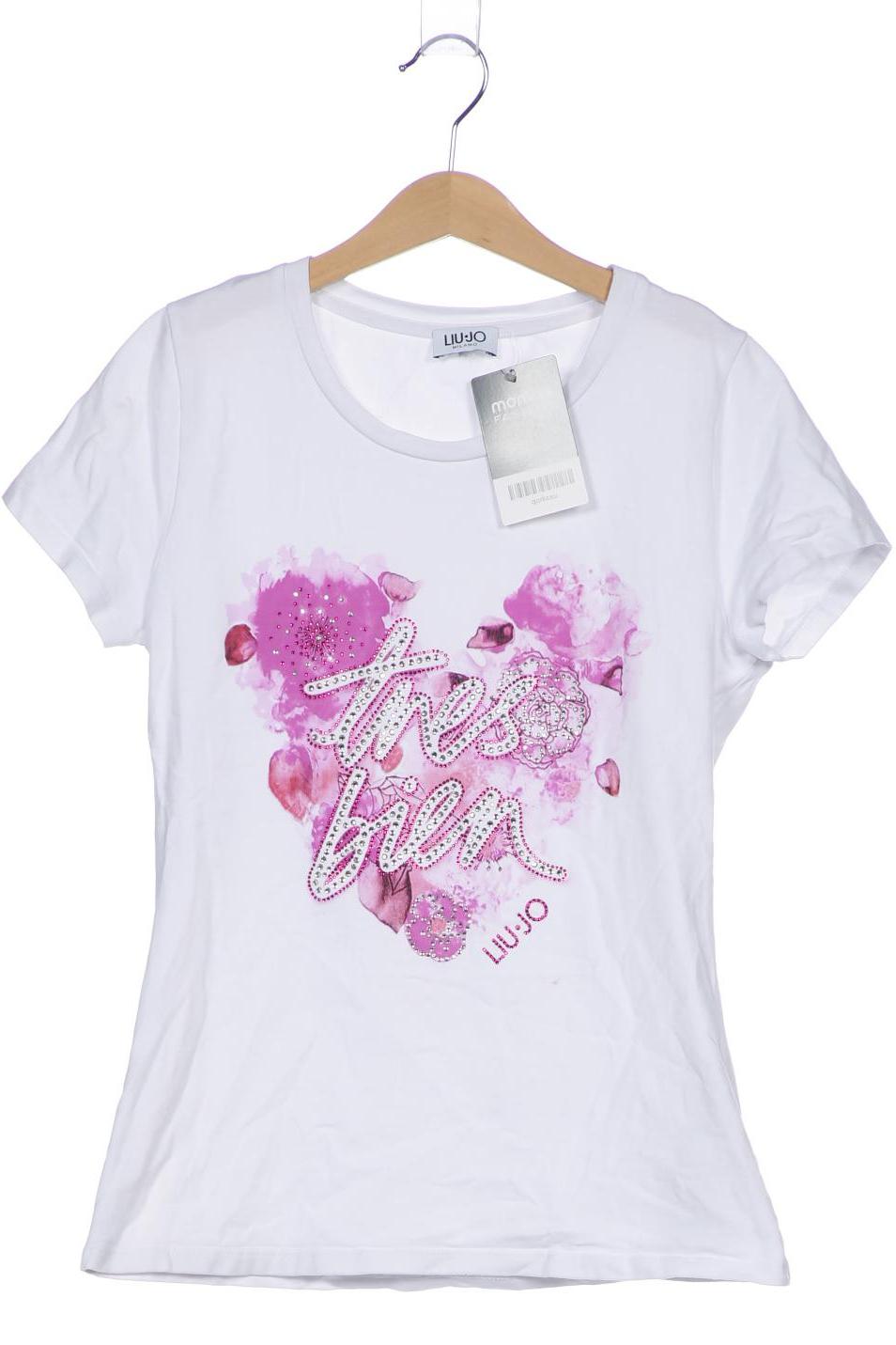 

LIU JO Damen T-Shirt, weiß, Gr. 34