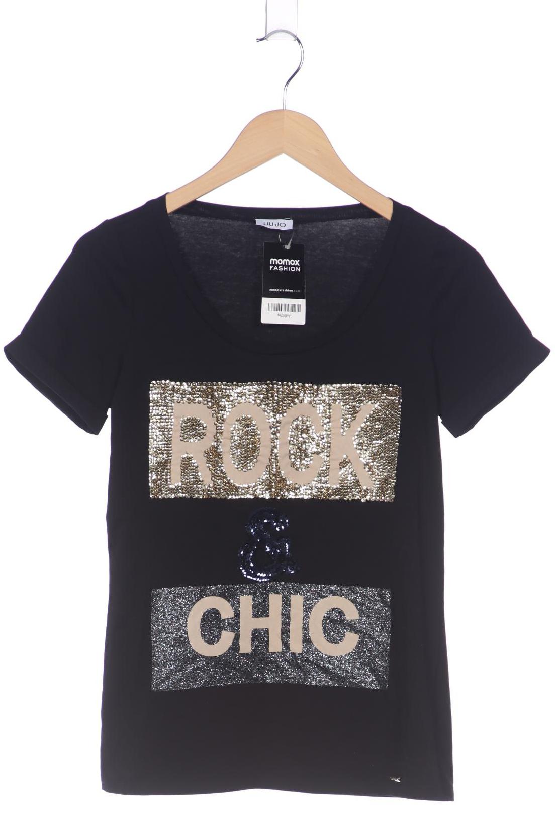 

LIU JO Damen T-Shirt, marineblau, Gr. 36