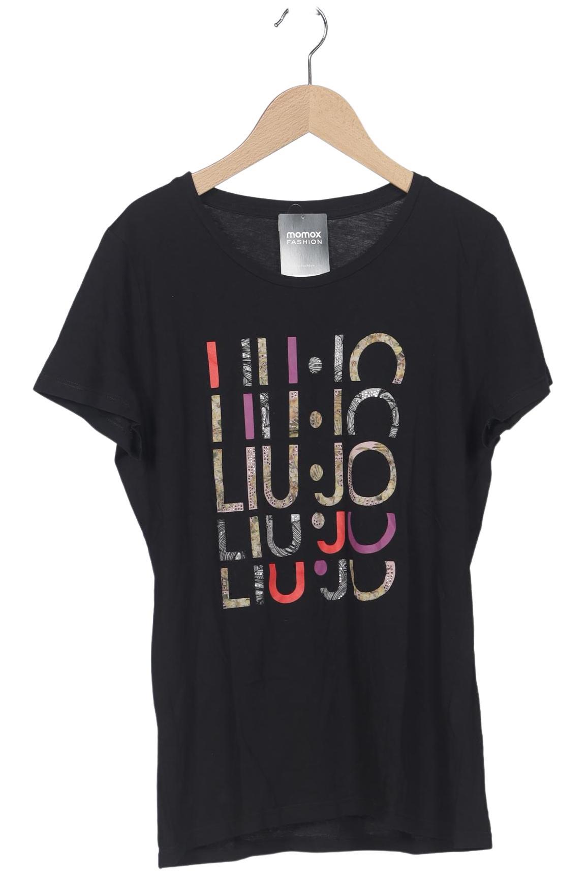 

LIU JO Damen T-Shirt, schwarz, Gr. 38