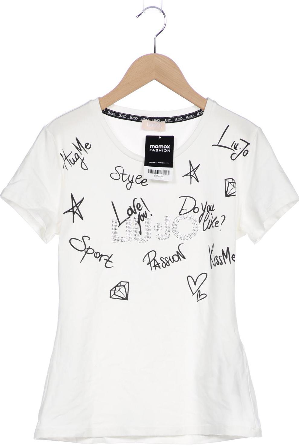 

LIU JO Damen T-Shirt, weiß, Gr. 36