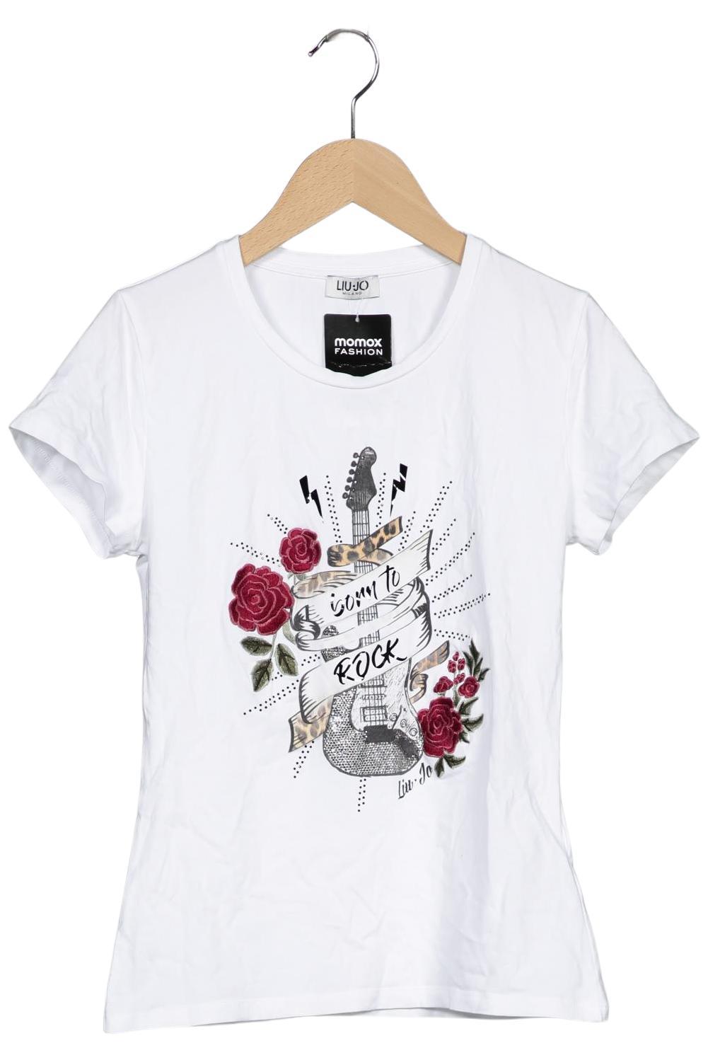 

LIU JO Damen T-Shirt, weiß, Gr. 34