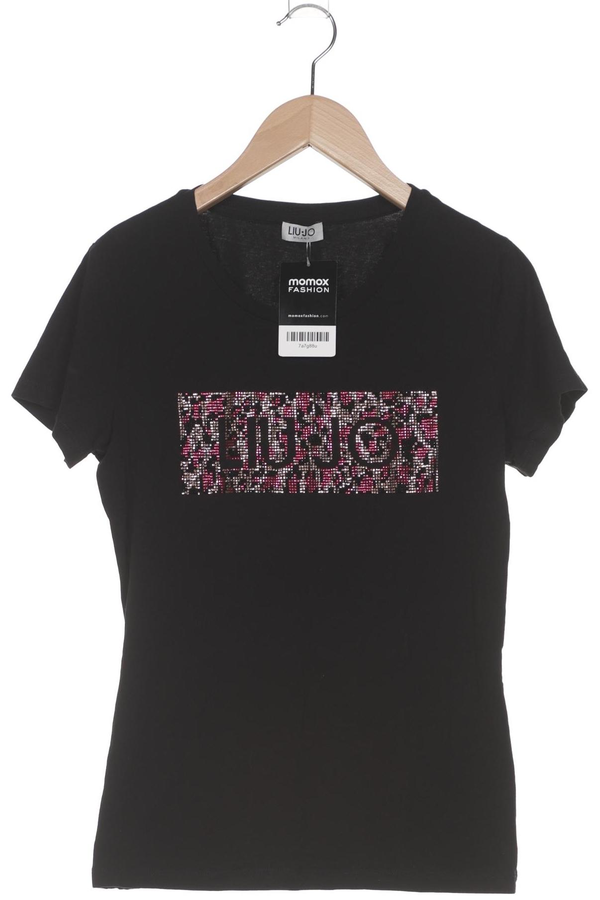 

LIU JO Damen T-Shirt, schwarz, Gr. 36