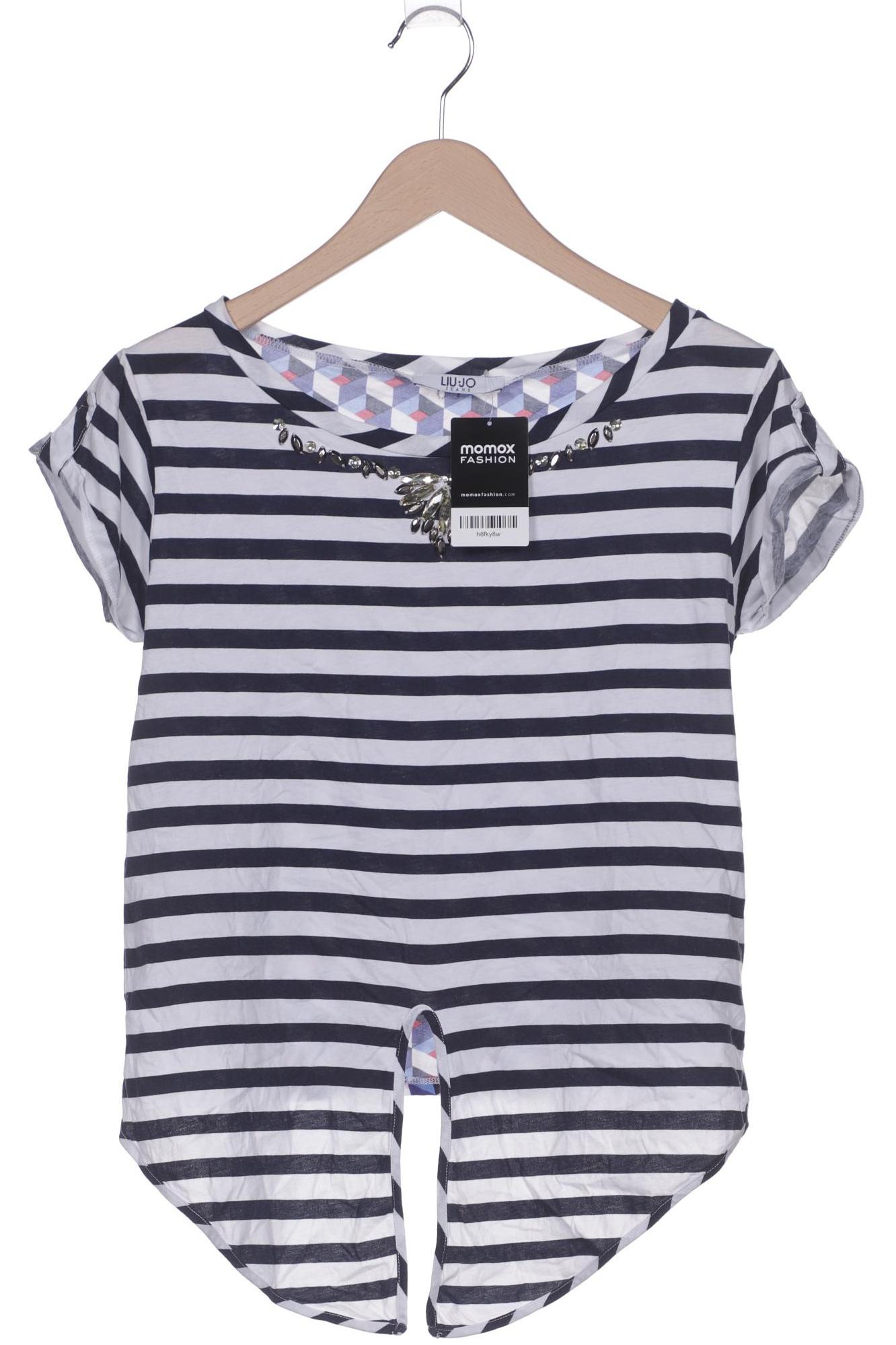 

LIU JO Damen T-Shirt, marineblau, Gr. 34