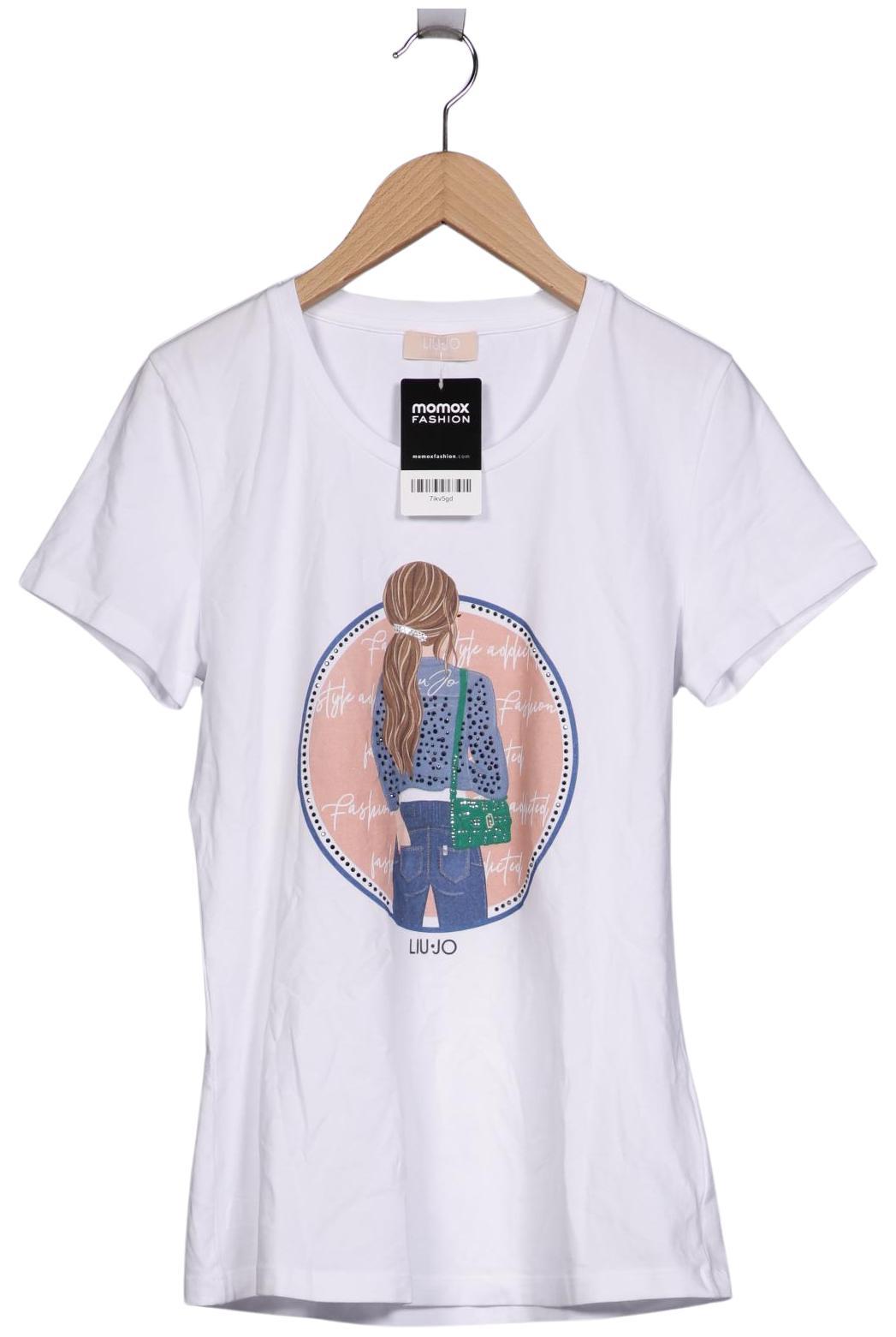 

LIU JO Damen T-Shirt, weiß, Gr. 38