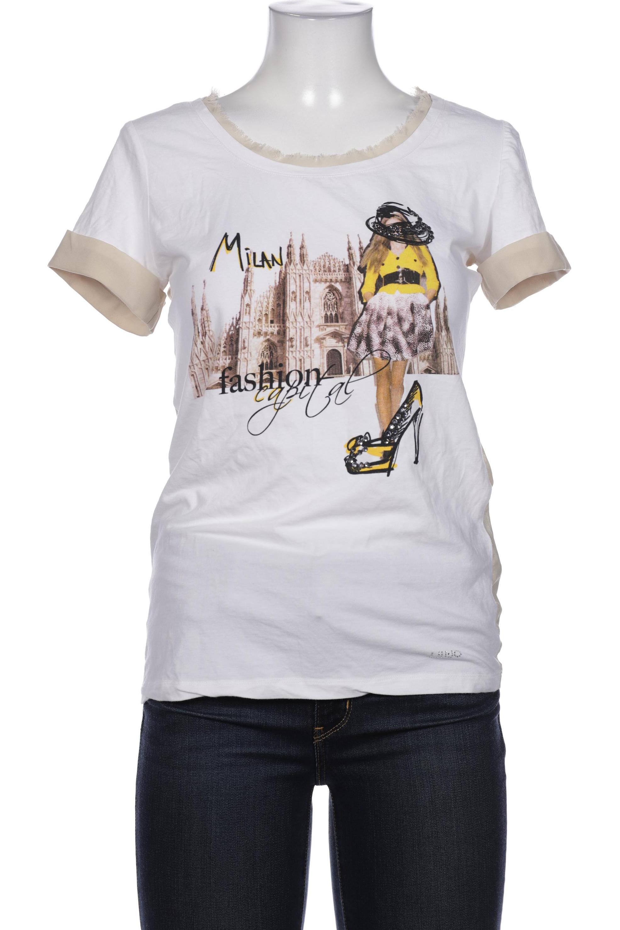 

LIU JO Damen T-Shirt, weiß, Gr. 38