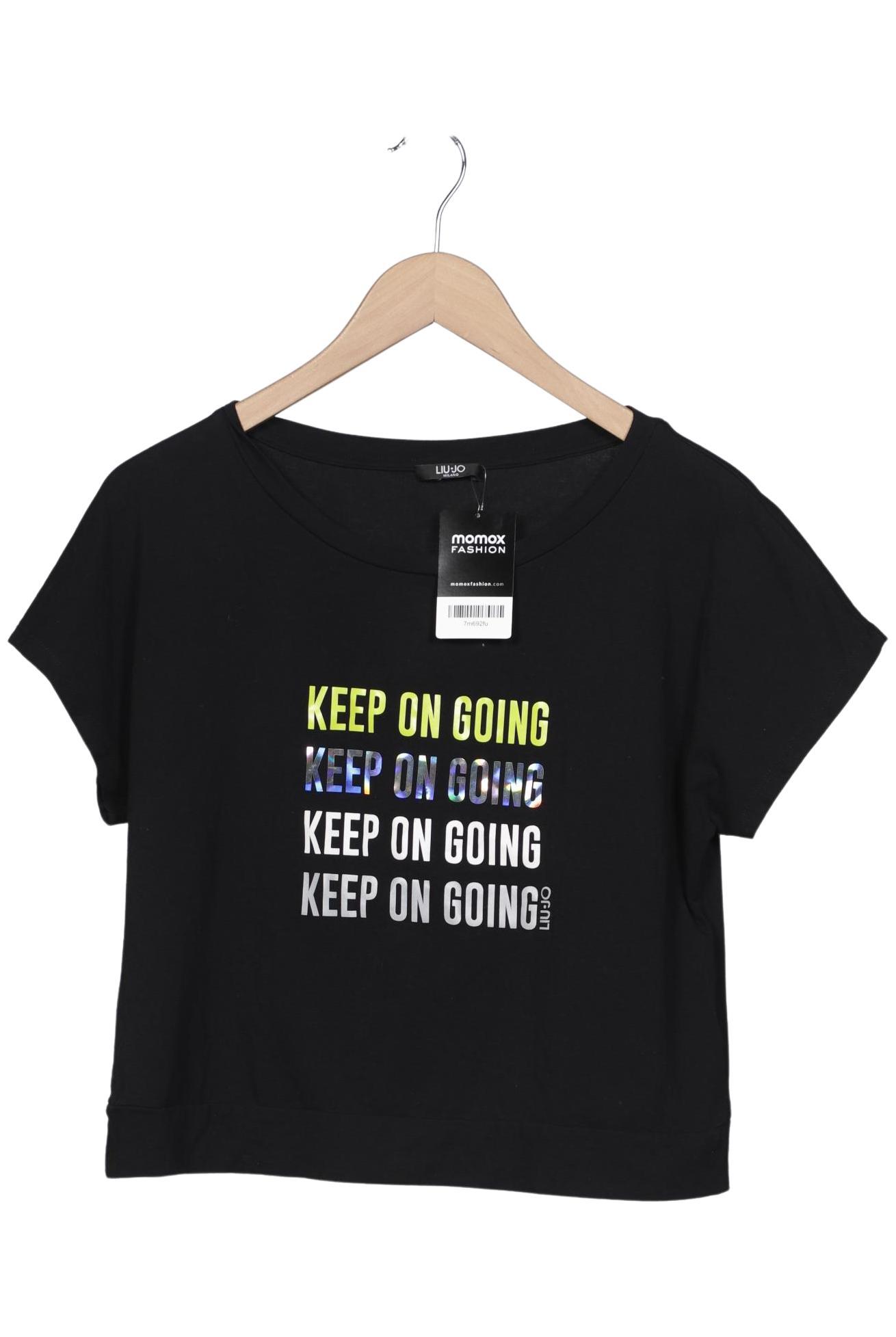 

LIU JO Damen T-Shirt, schwarz, Gr. 38