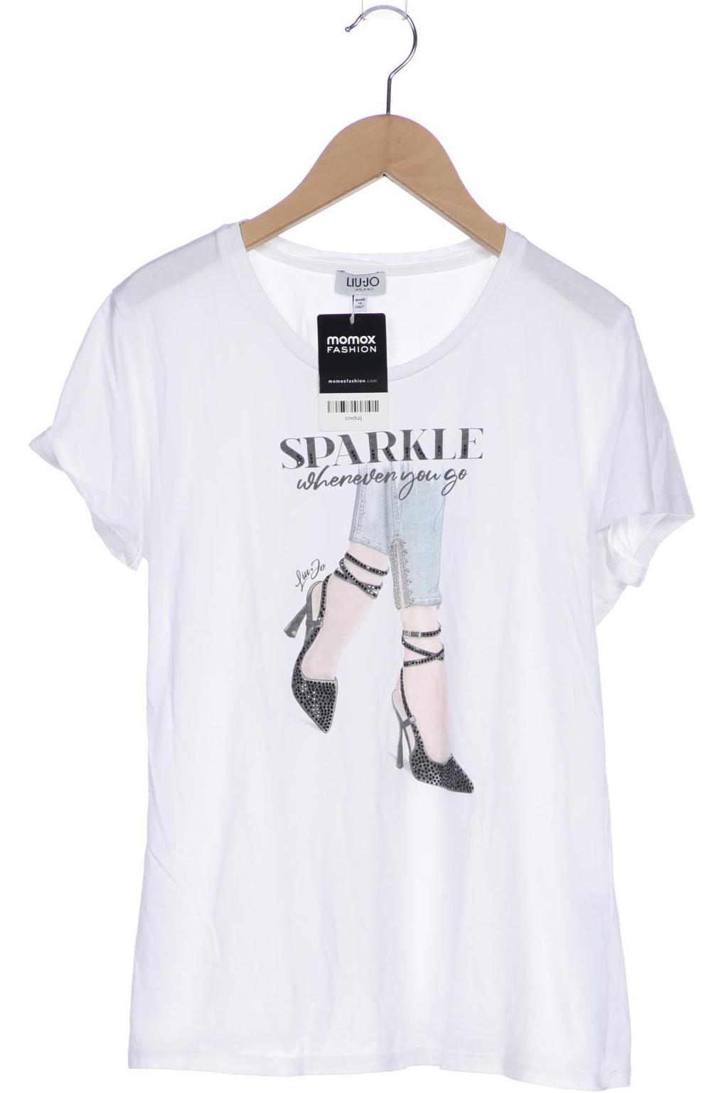 

LIU JO Damen T-Shirt, weiß, Gr. 42