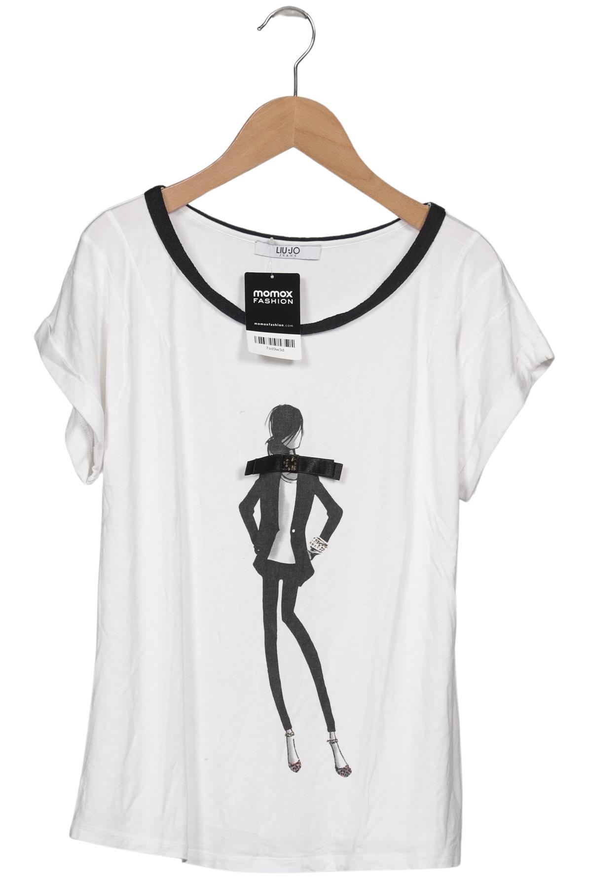 

LIU JO Damen T-Shirt, weiß, Gr. 36