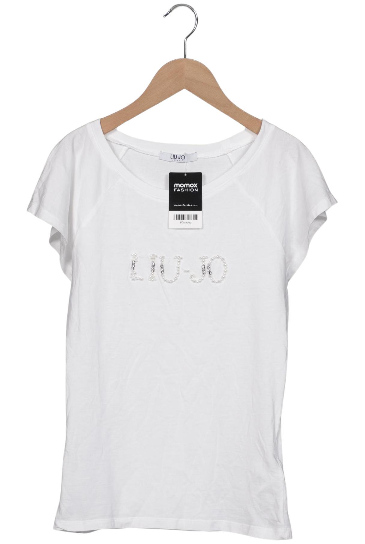 

LIU JO Damen T-Shirt, weiß, Gr. 34