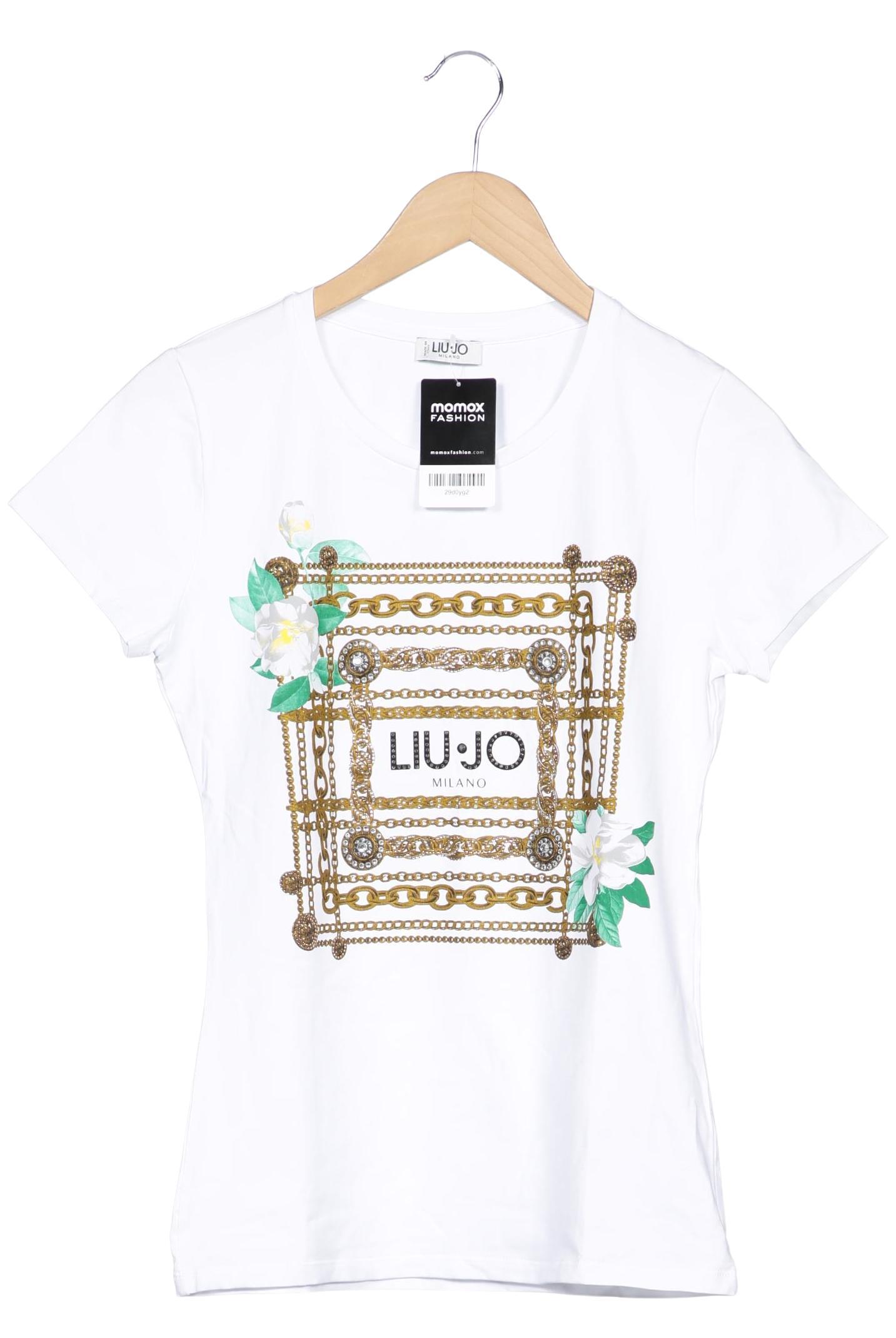 

LIU JO Damen T-Shirt, weiß, Gr. 38