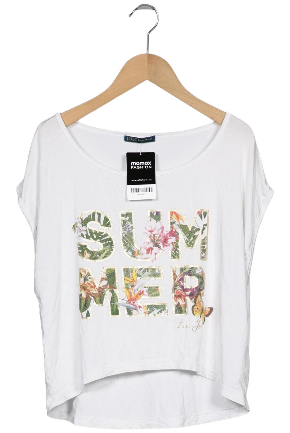 

LIU JO Damen T-Shirt, weiß, Gr. 34