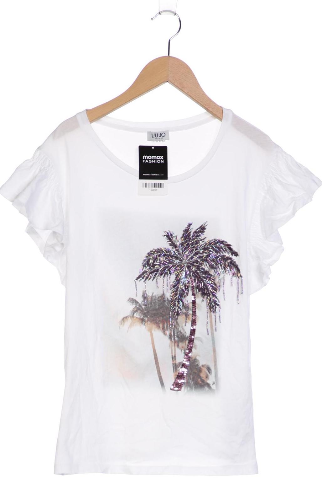 

LIU JO Damen T-Shirt, weiß, Gr. 36