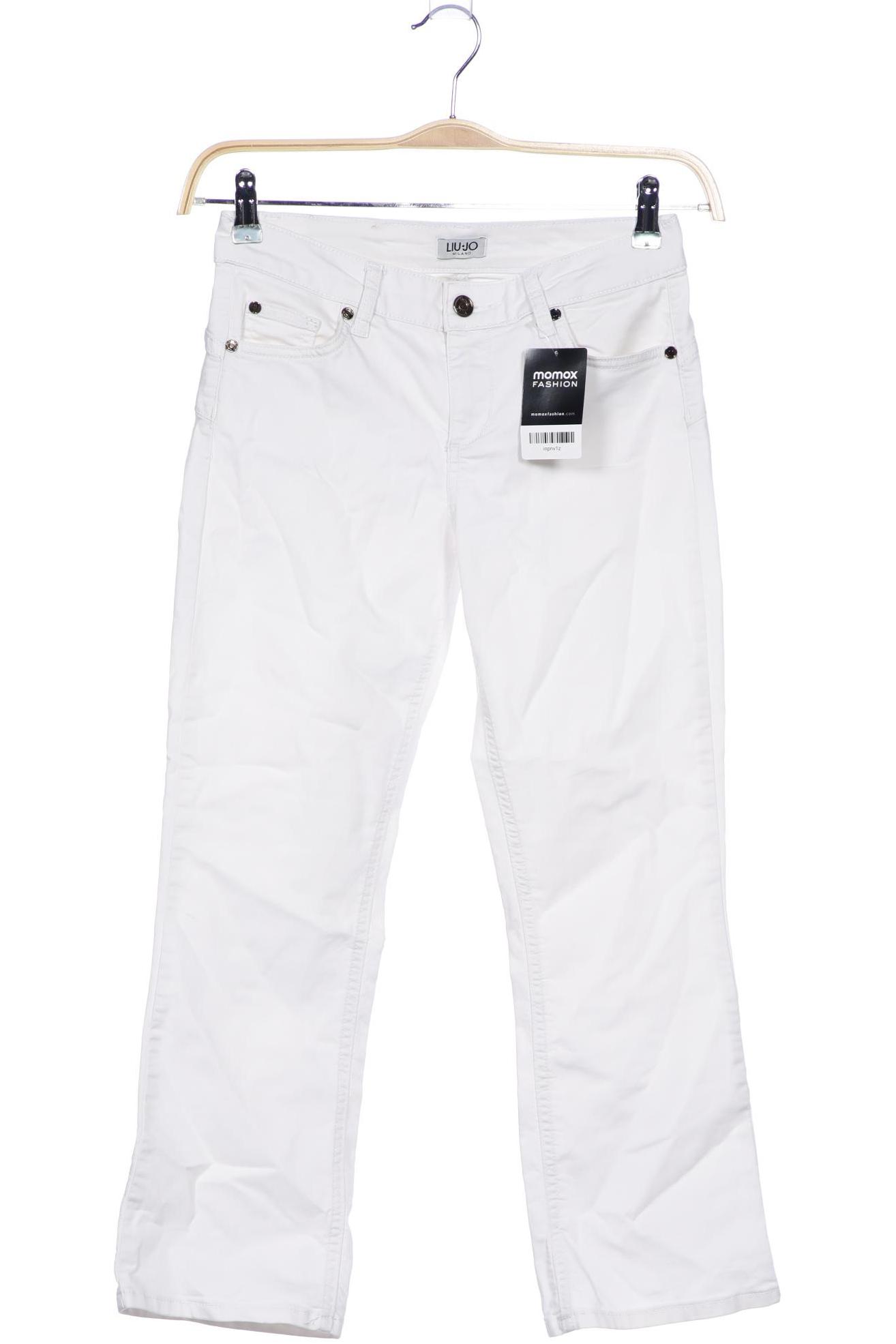

LIU JO Damen Stoffhose, weiß, Gr. 28